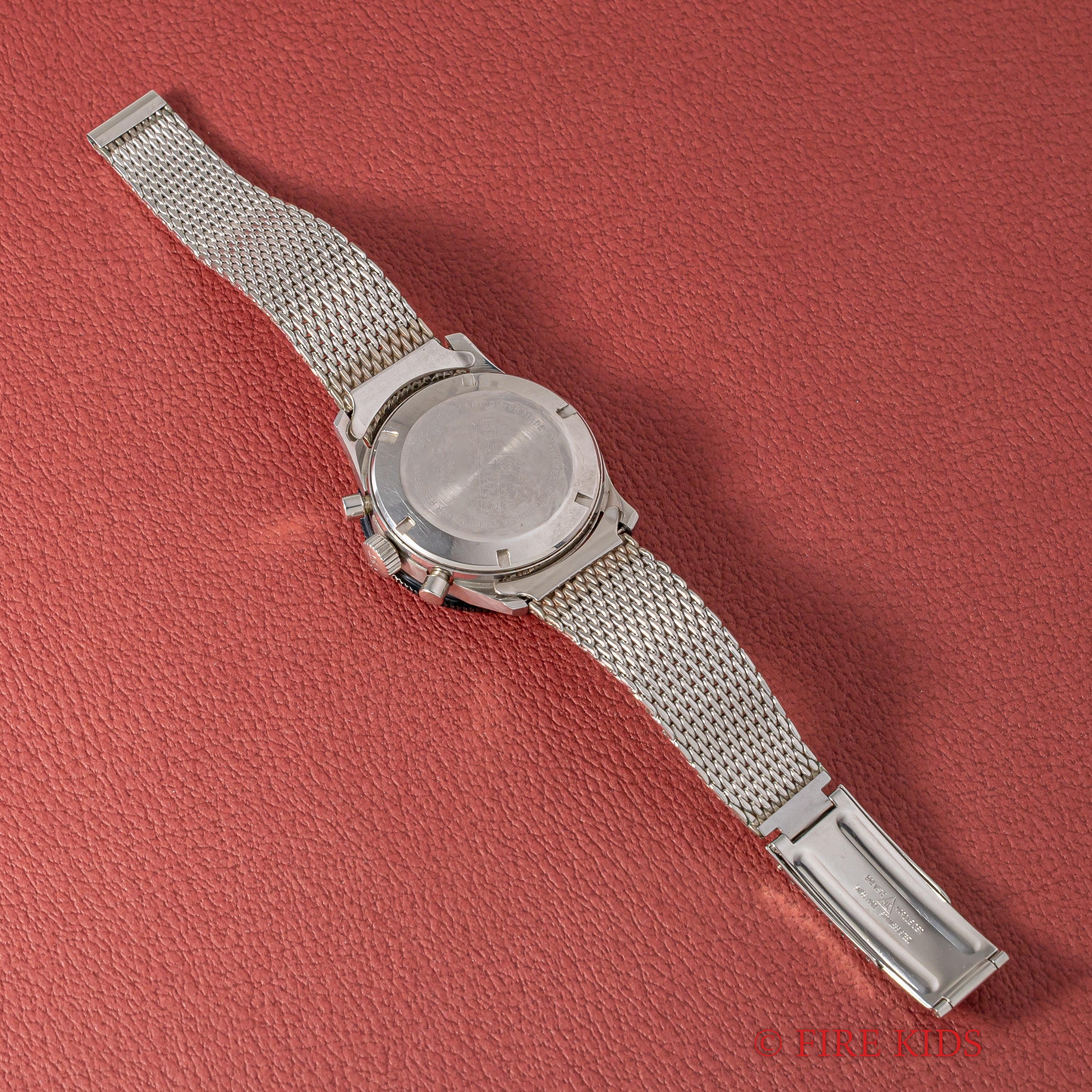 ブライトリング コ・パイロット 1960年代製 Ref.7650 クロノグラフ Venus178 純正メッシュブレス