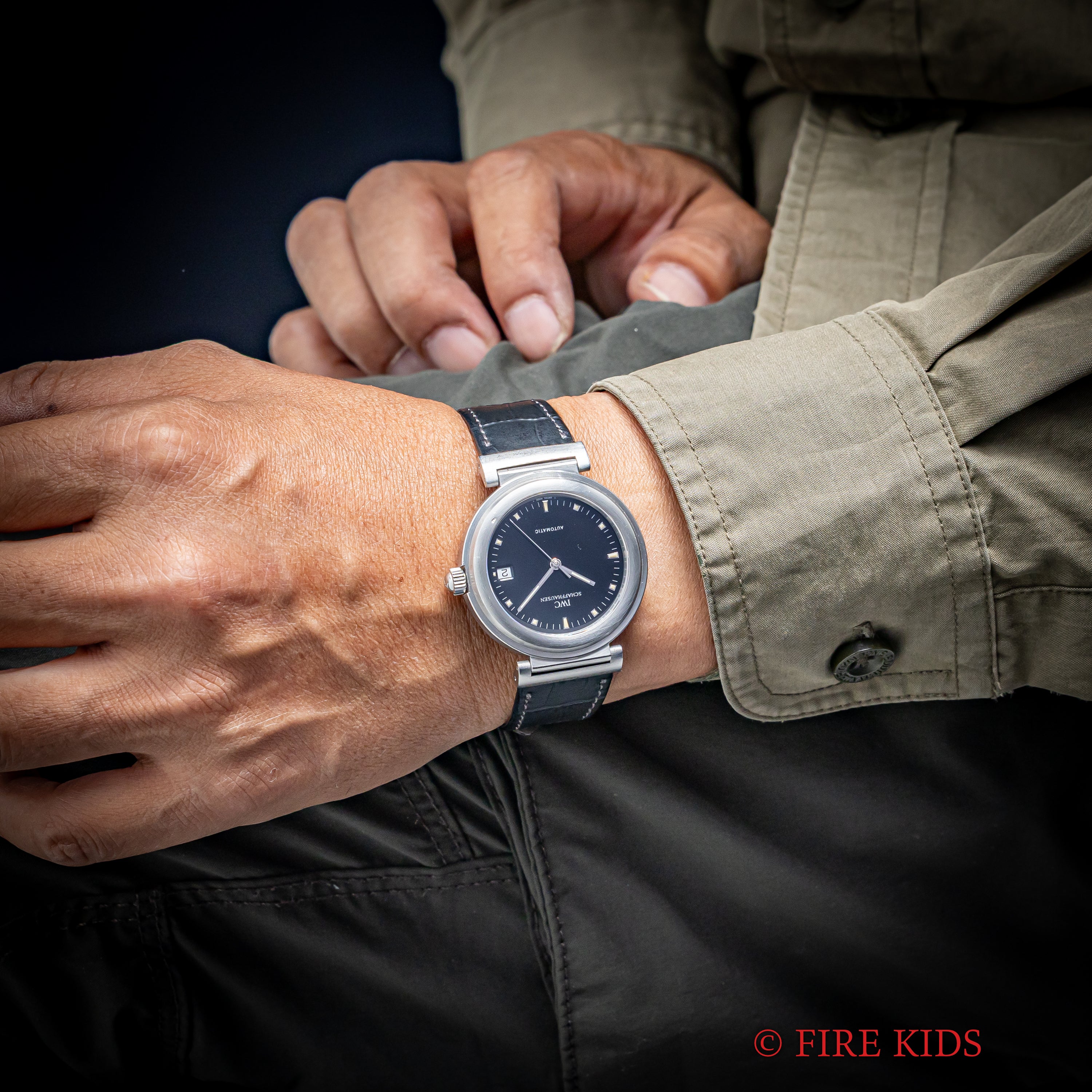 IWC ダ・ヴィンチ ブラックダイヤル トリチウム夜光 オートマチック 1998年製 箱・冊子付き