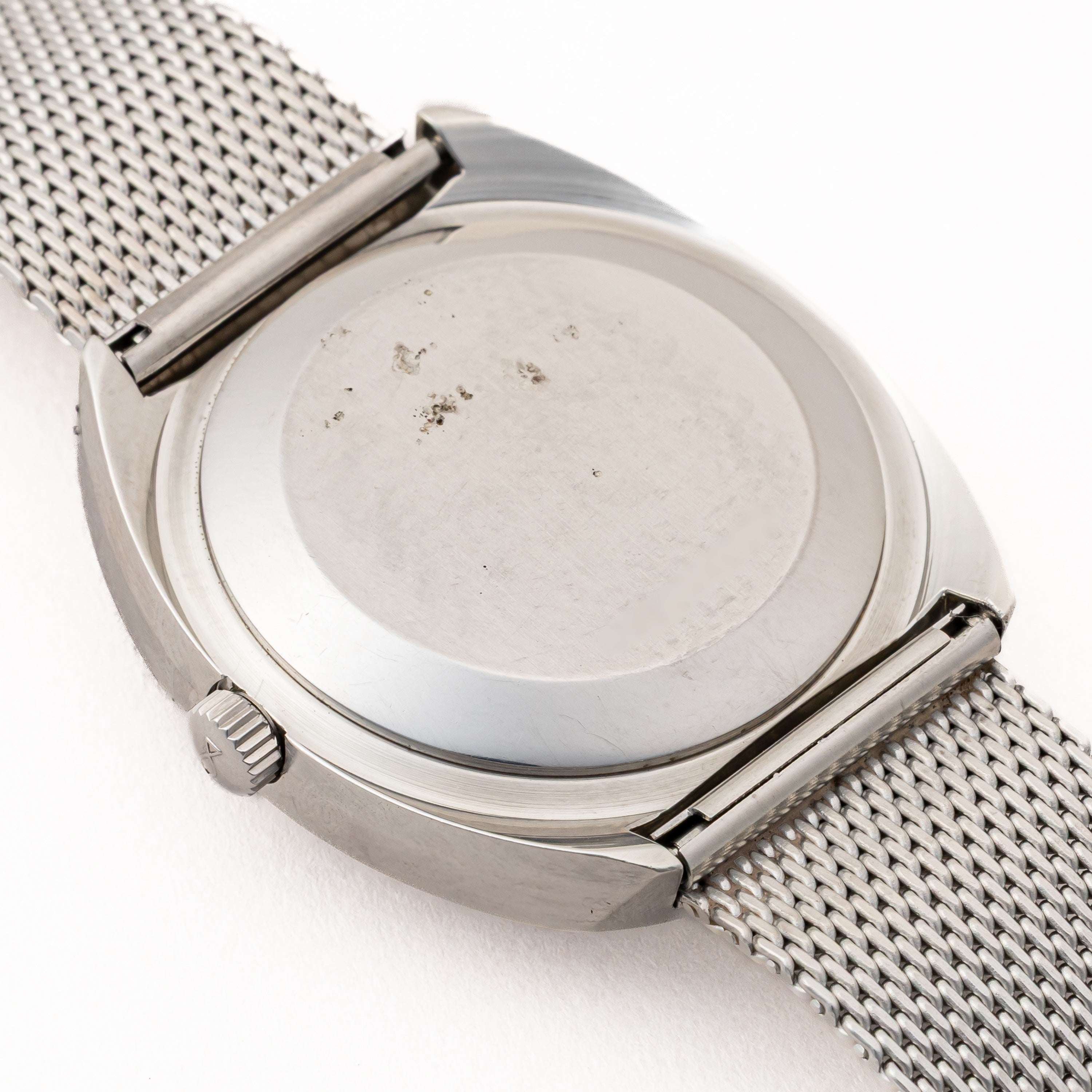 IWC ブルーマーブルダイヤル 1974年製 トノーケース 純正メッシュブレス ギャラ付