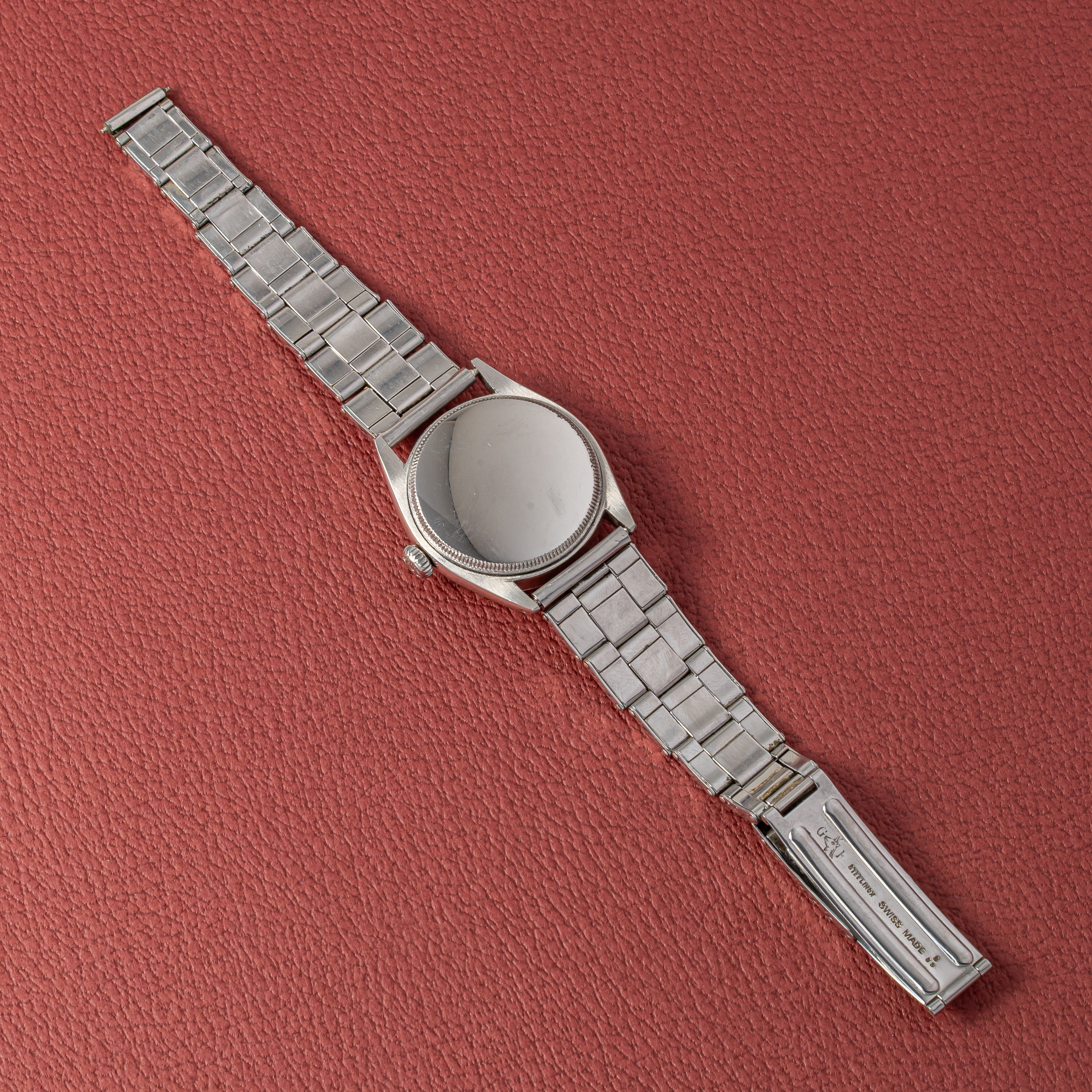 ロレックス オイスター シェブロンダイヤル 手巻き ゲイフレアーブレス スーパーオイスター 1952年製 Ref.6022