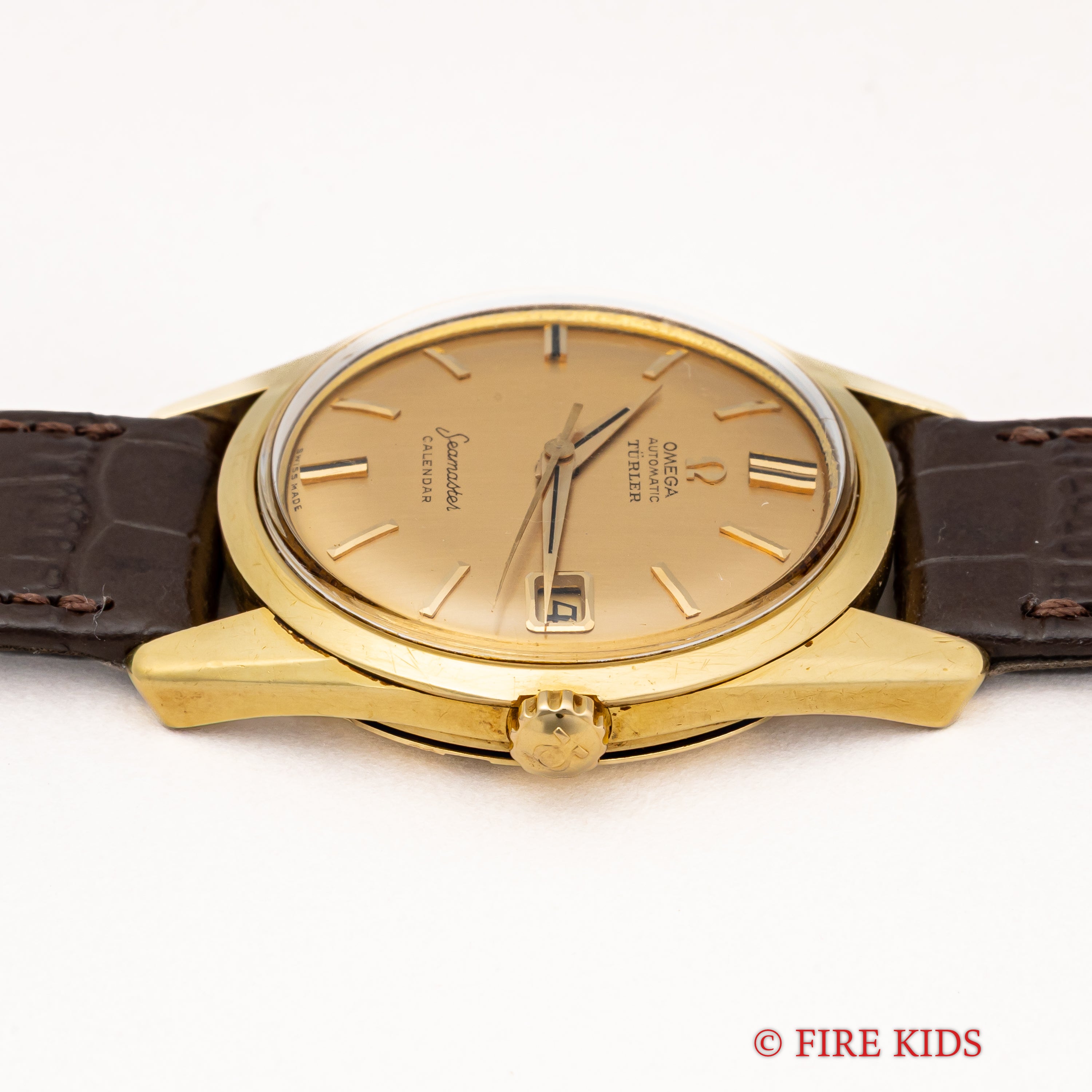 オメガ シーマスター カレンダー チューラーWネーム 18金無垢 1959年製 自動巻き Ref.14701SC SP