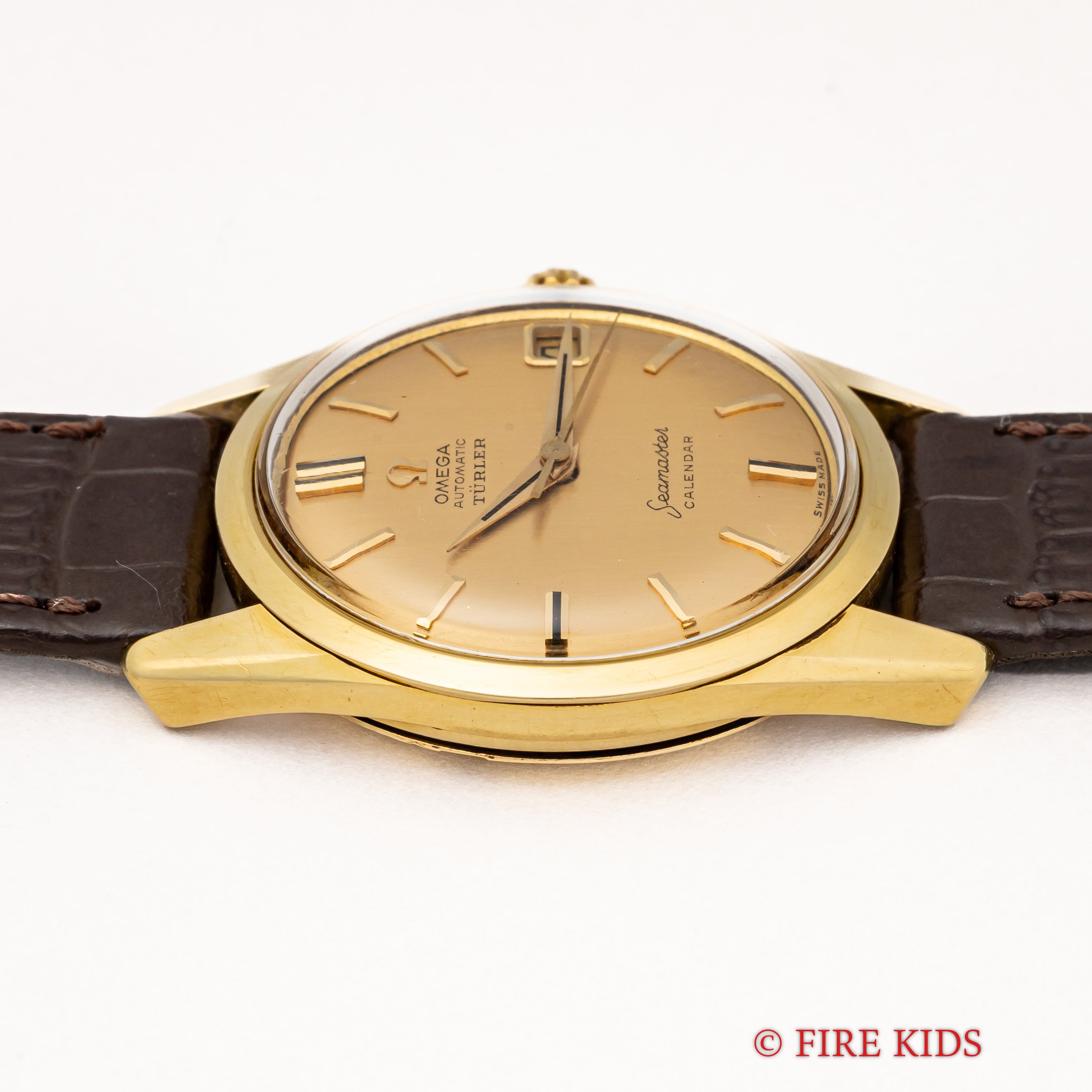 オメガ シーマスター カレンダー チューラーWネーム 18金無垢 1959年製 自動巻き Ref.14701SC SP