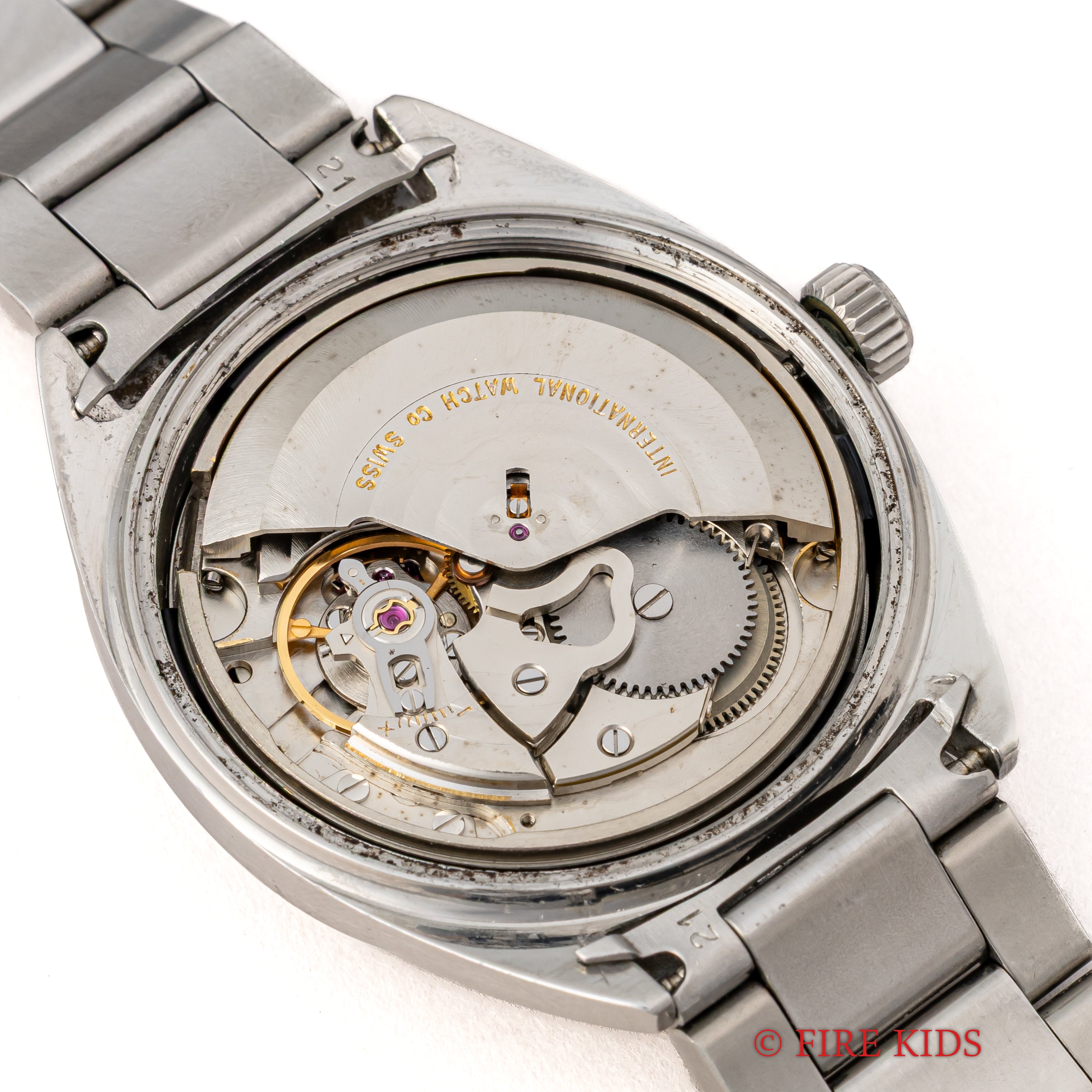 IWC ヨットクラブ 1973年製 ブルーダイヤル Cal.8541B ペラトン式自動巻き 純正3連ブレス