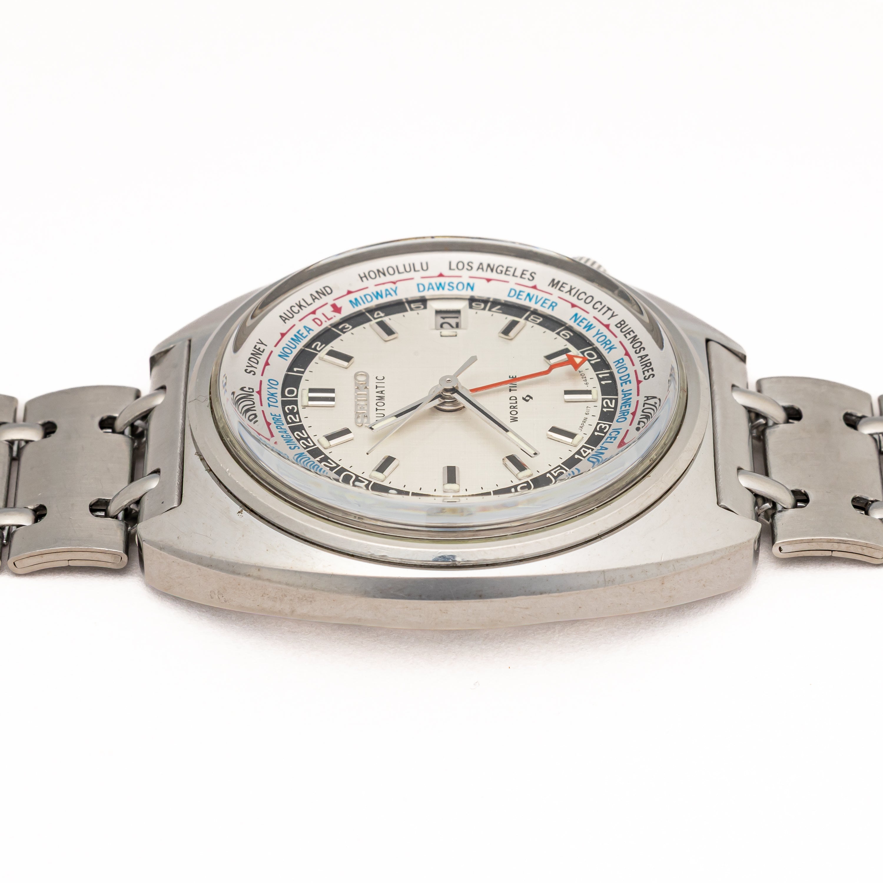 セイコー ワールドタイム 自動巻き 1969年製 3rdモデル Ref.6117-6400