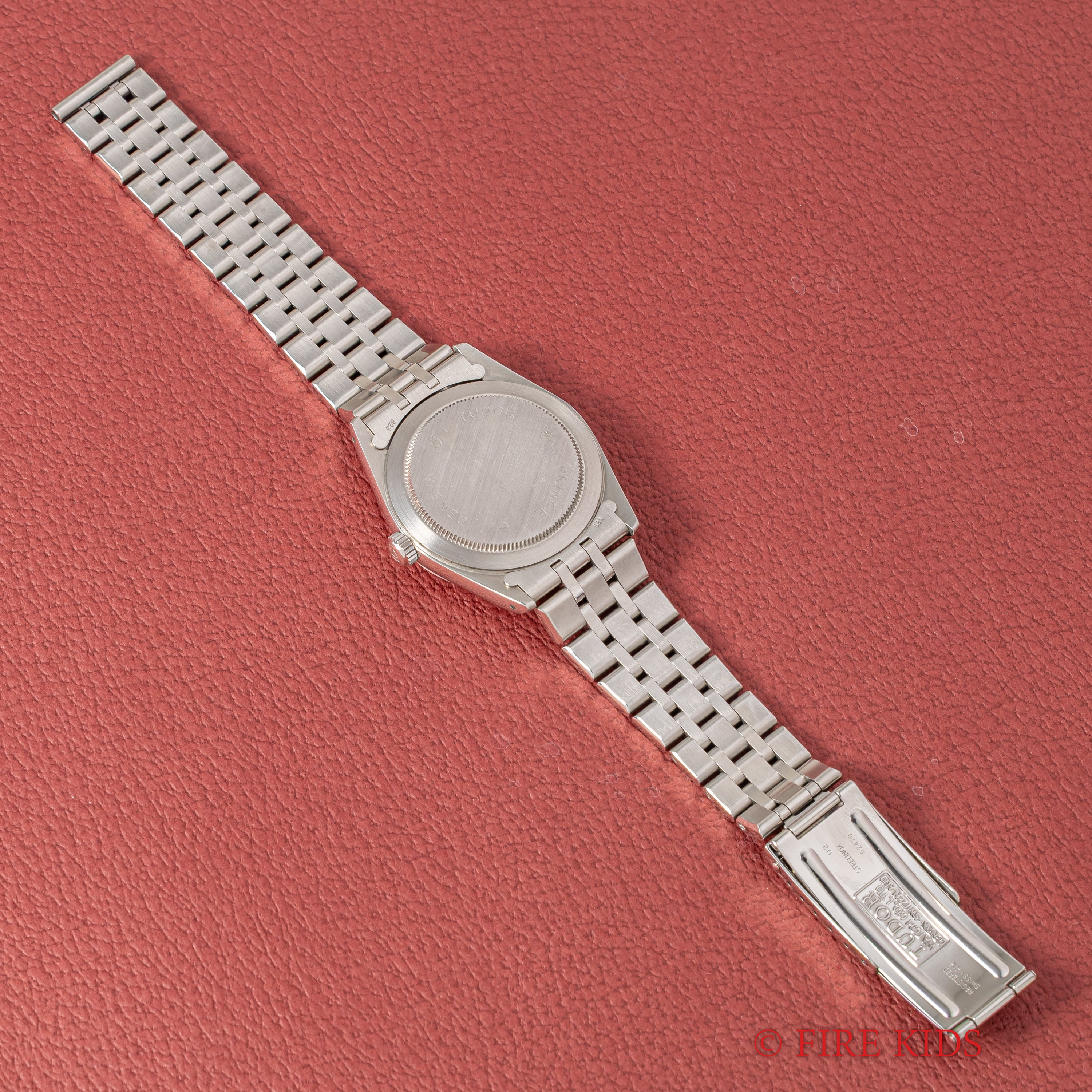 チューダー プリンスデイト 1997年製 ダークブルーダイヤル 純正ステンレスブレス ギャラ付き