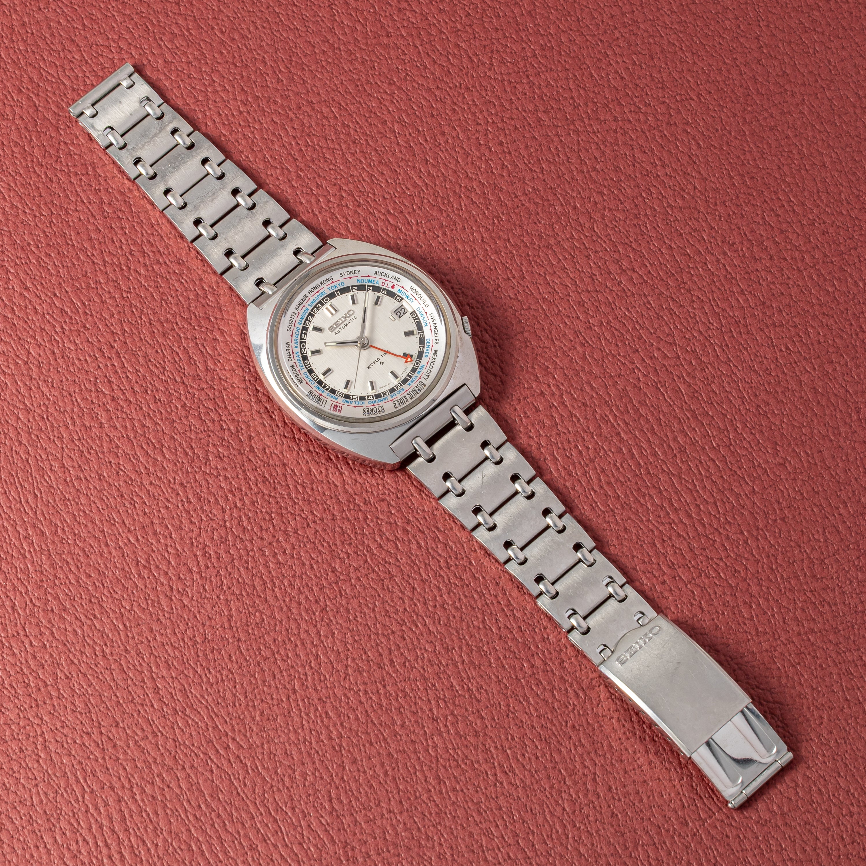 セイコー ワールドタイム 自動巻き 1969年製 3rdモデル Ref.6117-6400