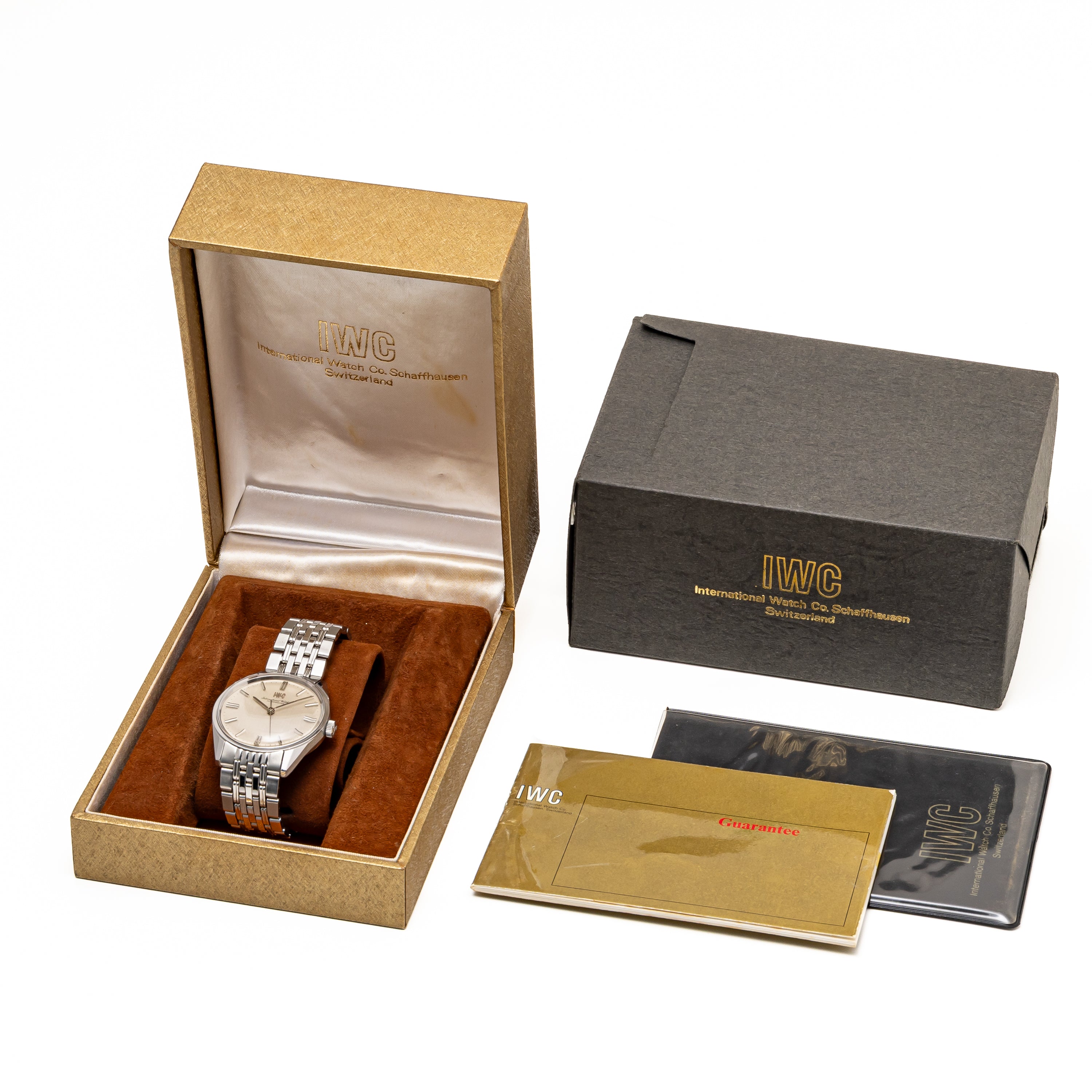 IWC ラウンド 1970年製（昭和45年製） Cal.89 手巻き 箱ギャラ  R810 純正ブレス