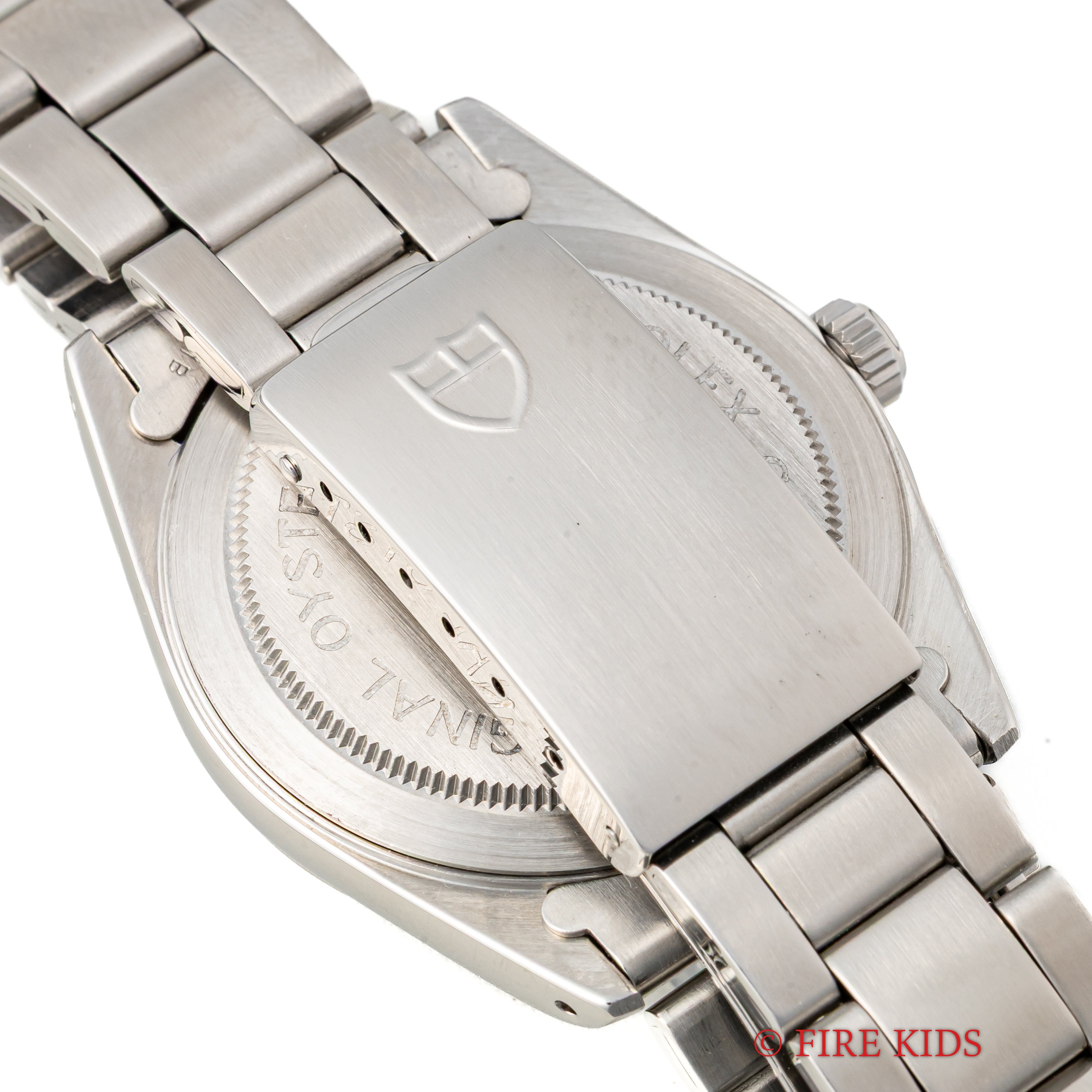 チューダー プリンスデイト 1998年製 ブラックアラビアダイヤル 王冠リューズ 純正ステンレスブレス 箱、ギャラ付き