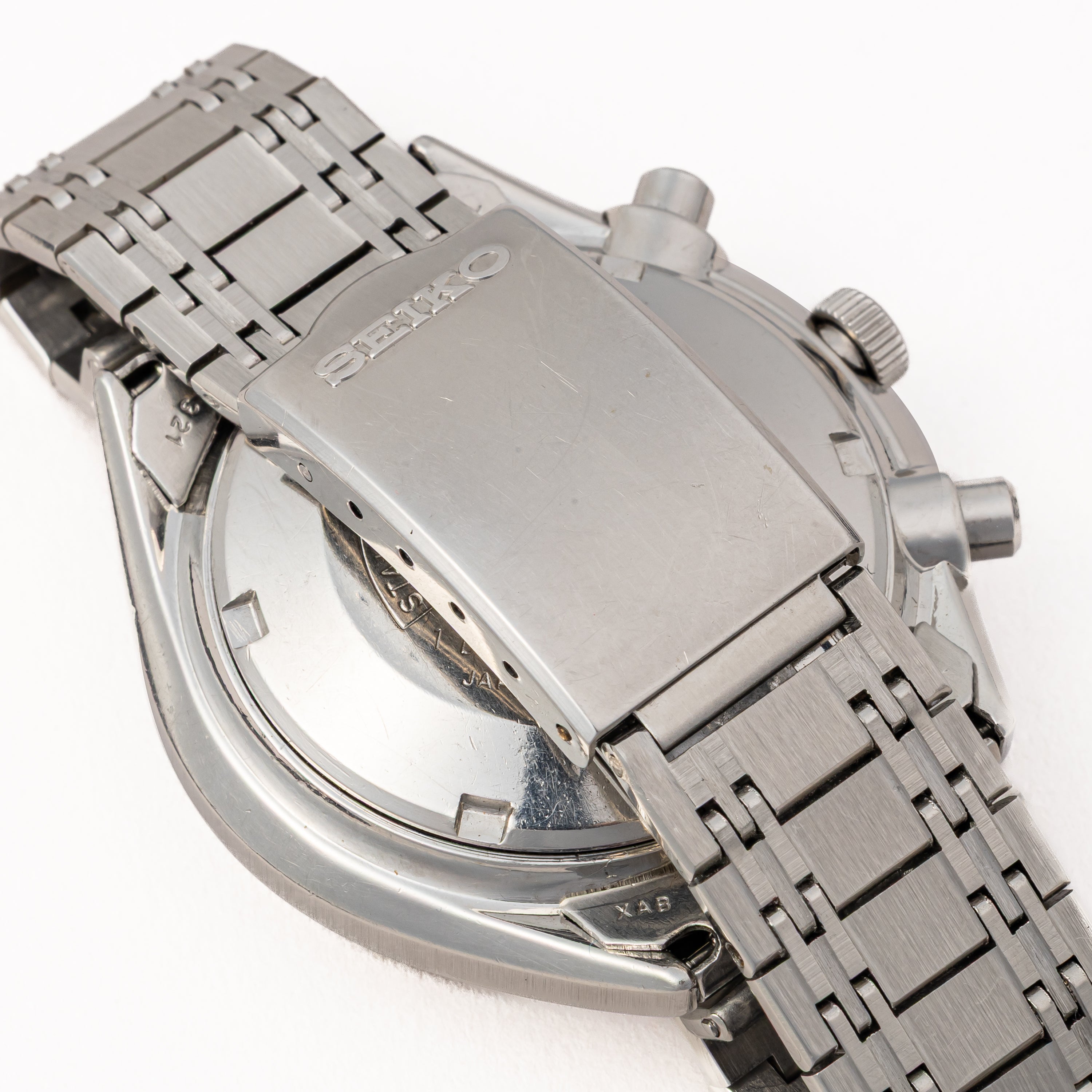 セイコー クロノグラフ 1971年製 Ref.6138-8000 ベビーパンダ  純正ステンレスブレス