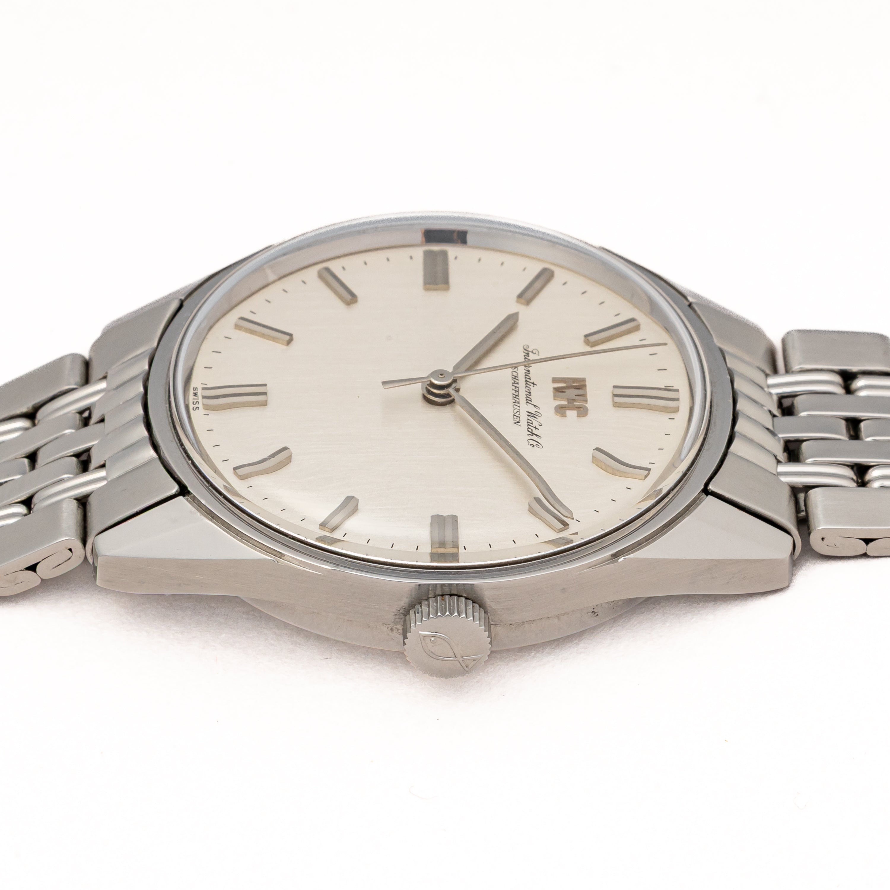 IWC ラウンド 1970年製（昭和45年製） Cal.89 手巻き 箱ギャラ  R810 純正ブレス