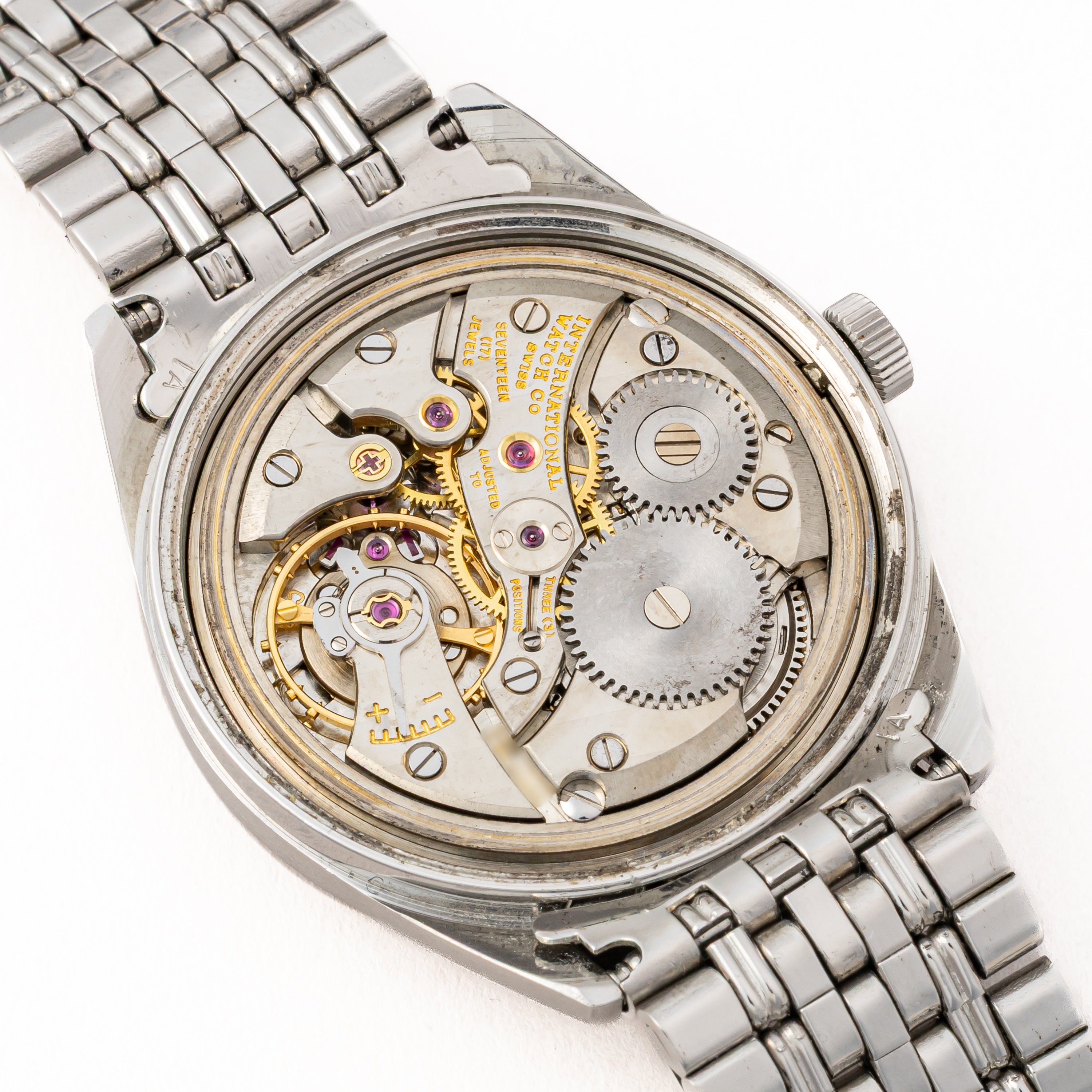 IWC ラウンド 1970年製（昭和45年製） Cal.89 手巻き 箱ギャラ  R810 純正ブレス