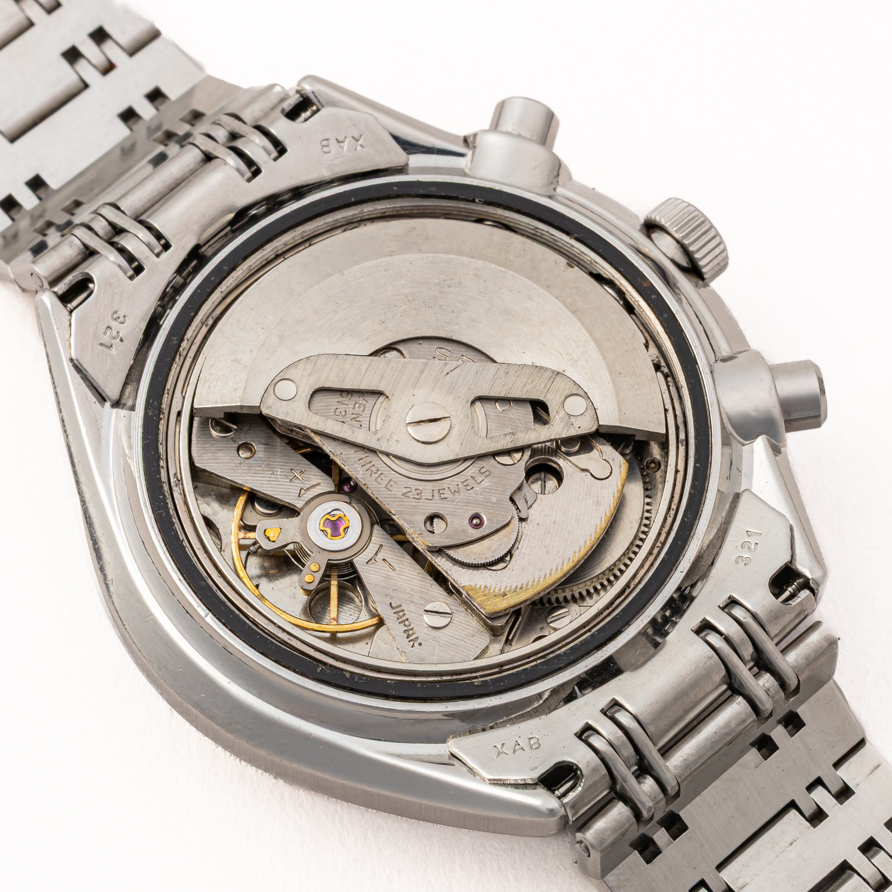 セイコー クロノグラフ 1971年製 Ref.6138-8000 ベビーパンダ  純正ステンレスブレス