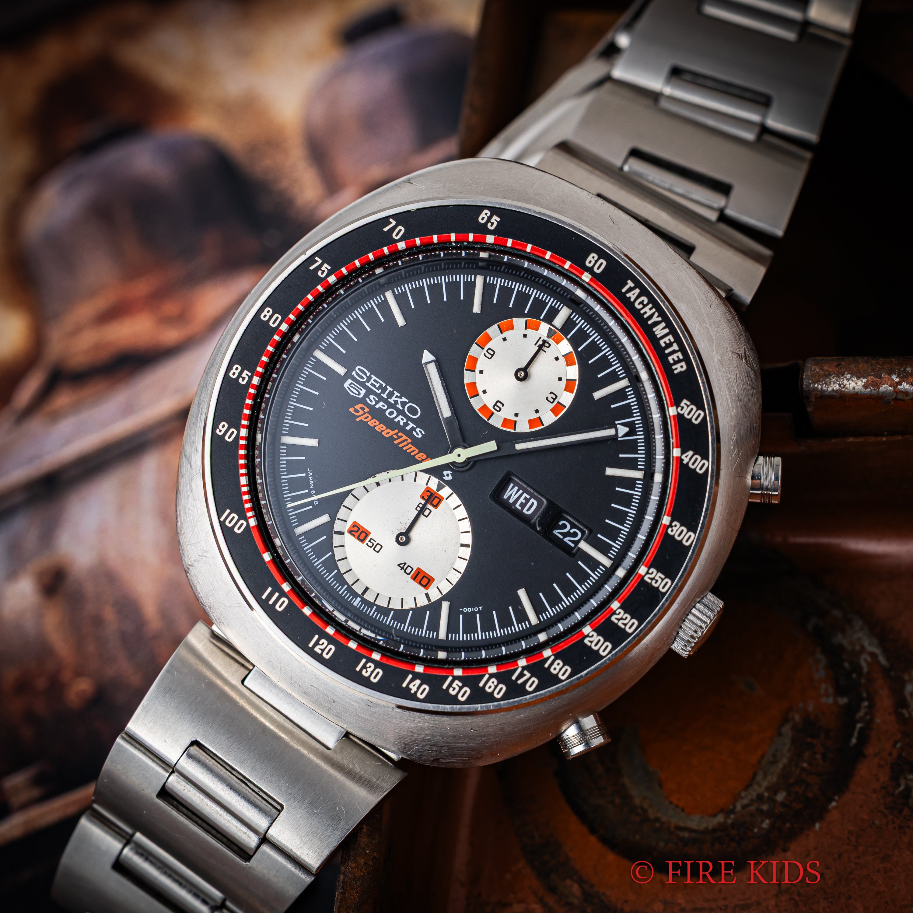 セイコー 1972年製 5スポーツ スピードタイマー UFO Ref.6138-0011 自動巻クロノグラフ 国内仕様