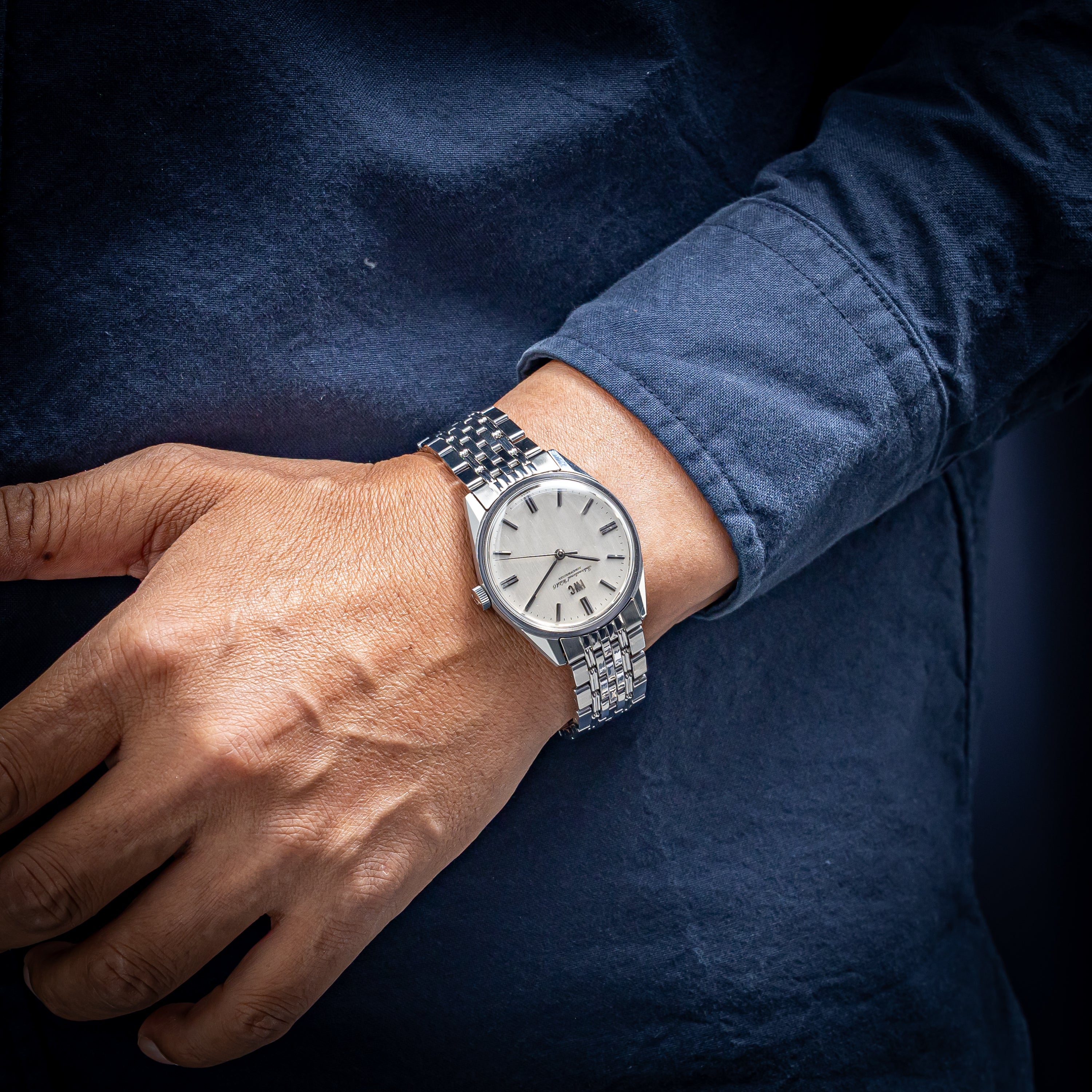 IWC ラウンド 1970年製（昭和45年製） Cal.89 手巻き 箱ギャラ  R810 純正ブレス