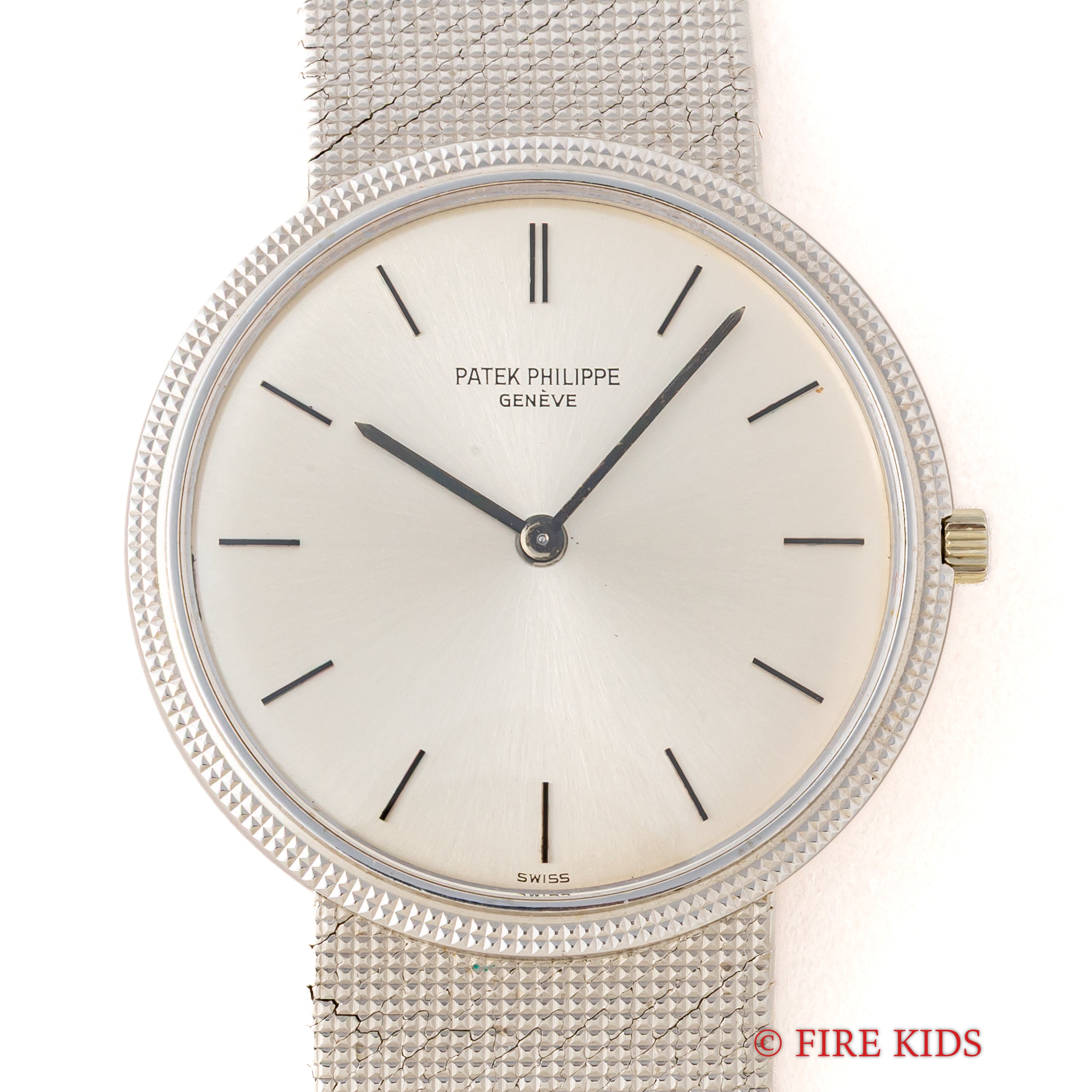 パテック・フィリップ カラトラバ 1970年製（昭和45年製）Ref.3520 10 18KWG 純正ブレス アーカイブ付き