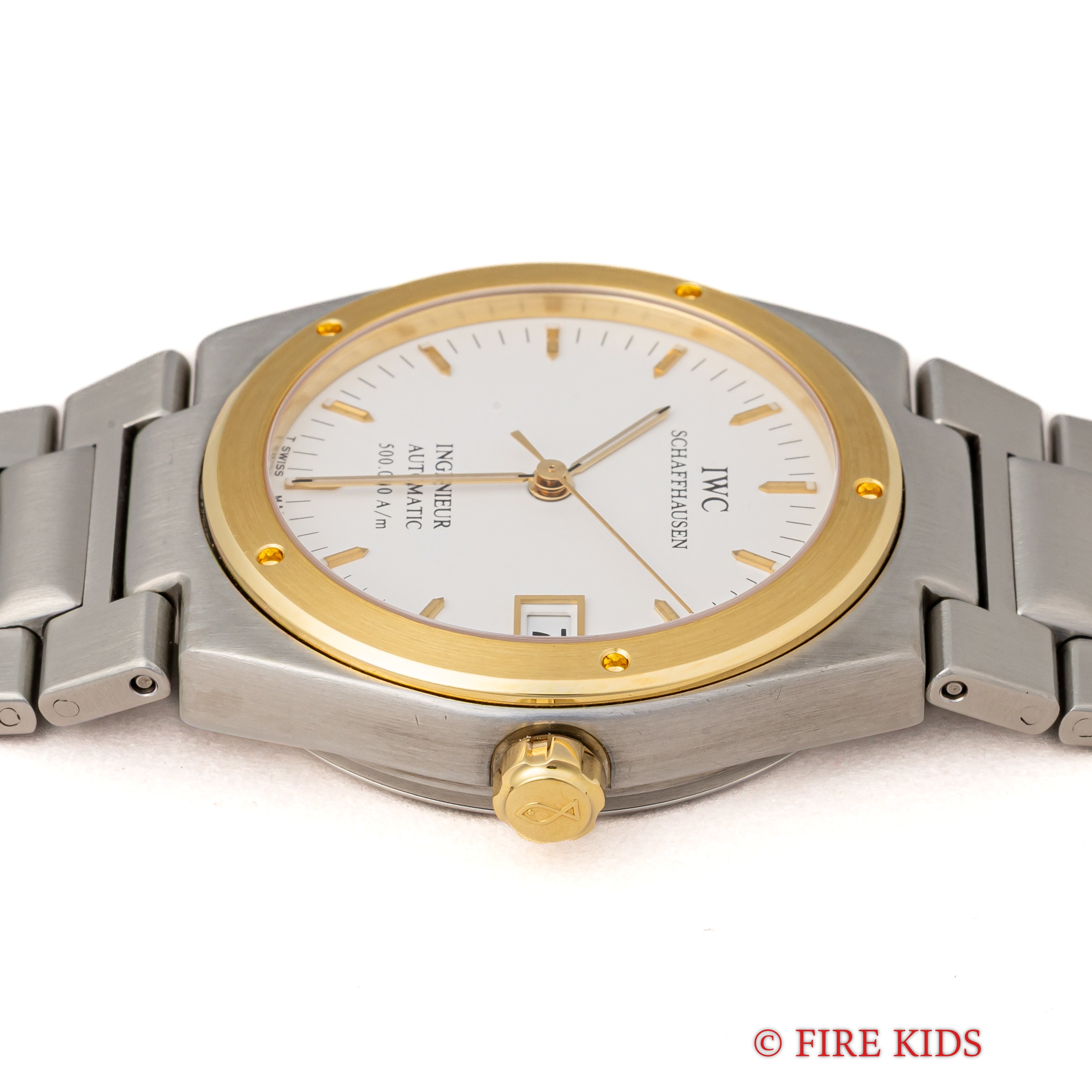 IWC インヂュニア 1992年製 Ref.3508 コンビ ジェンタデザイン 耐磁時計 自動巻きクロノメーター