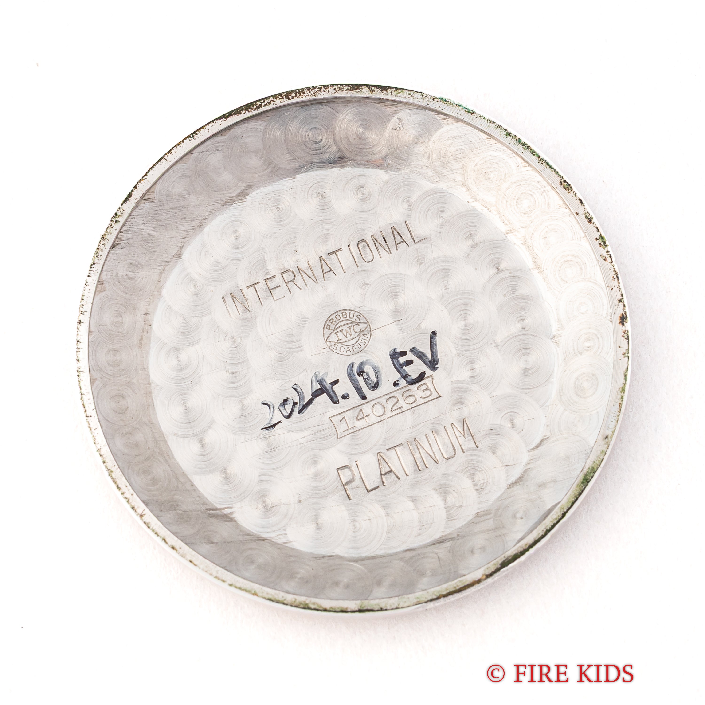 IWC プラチナラウンドケース 1960年製/昭和35年製 寄り目 Cal.8531 砲弾インデックス Ref.140263