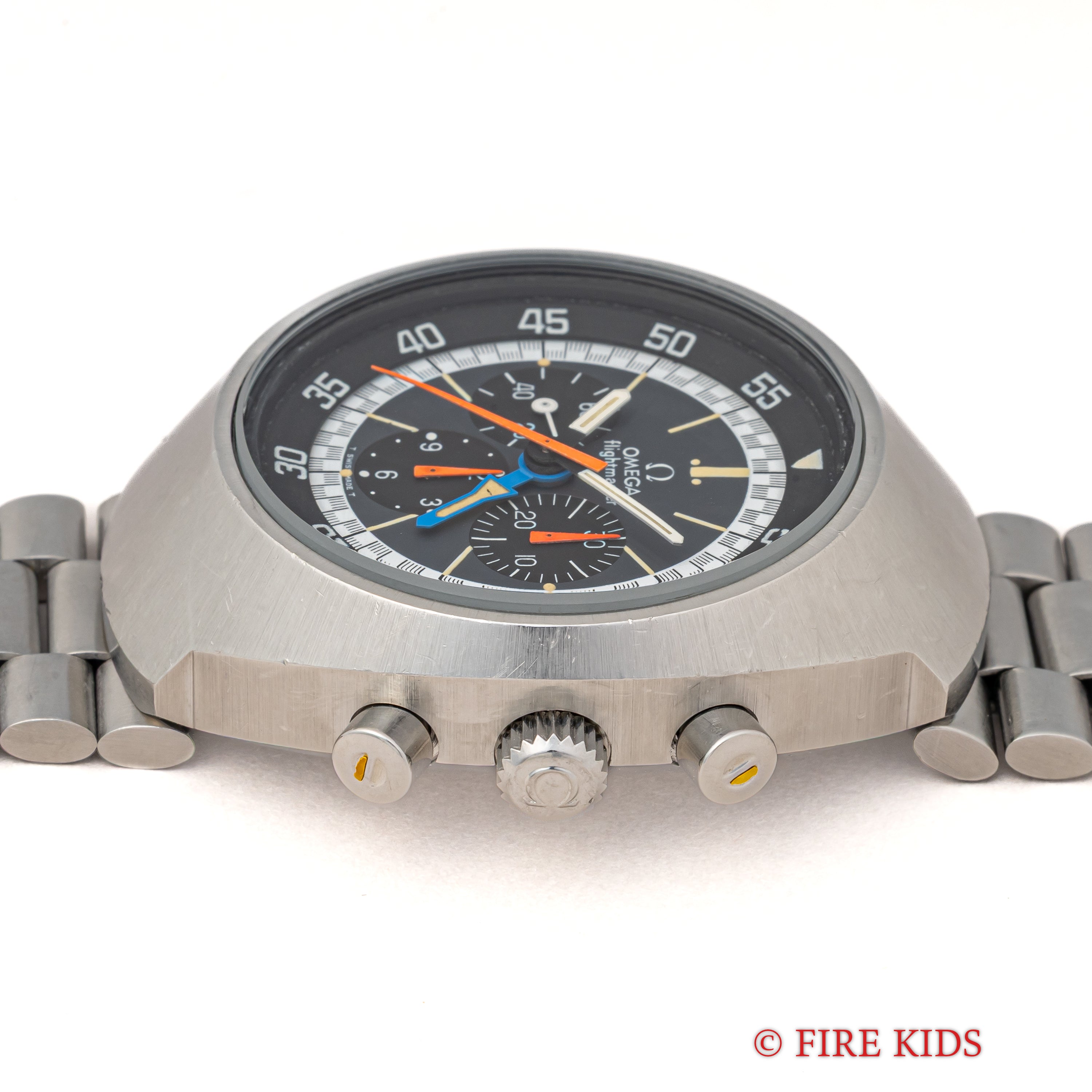 オメガ フライトマスター 後期型 1971年製 Ref.145.026 オレンジ針 純正ブレス