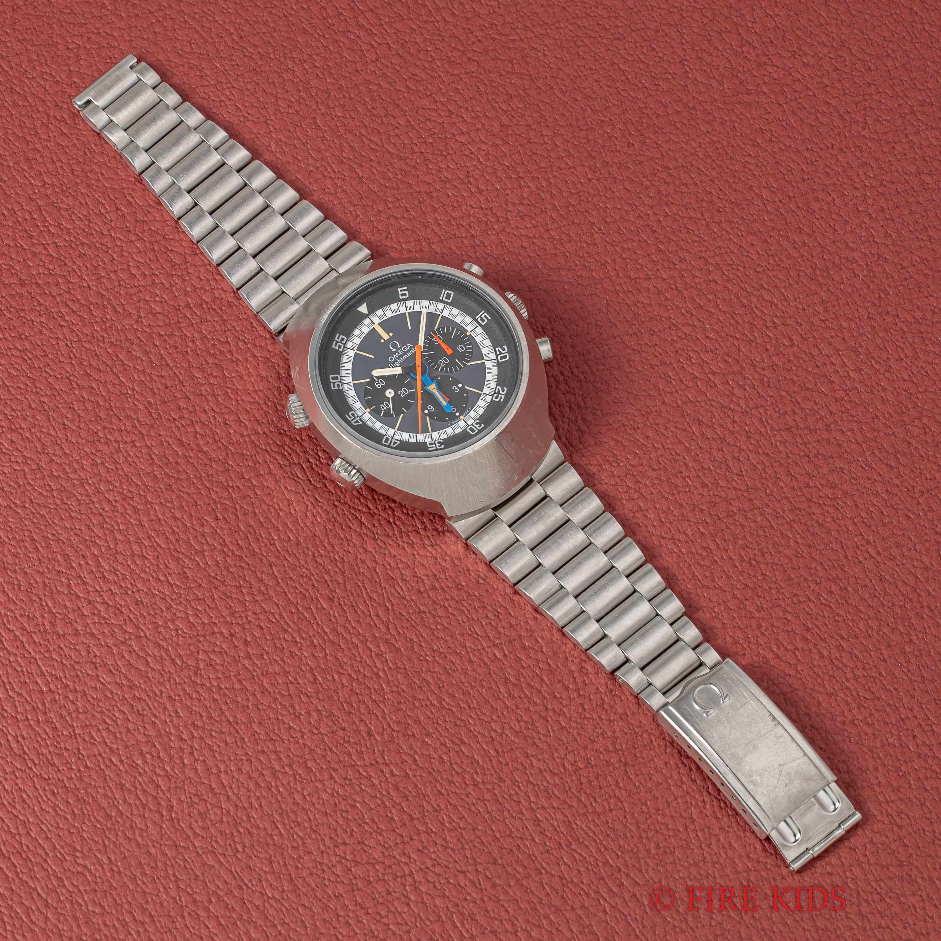 オメガ フライトマスター 後期型 1971年製 Ref.145.026 オレンジ針 純正ブレス