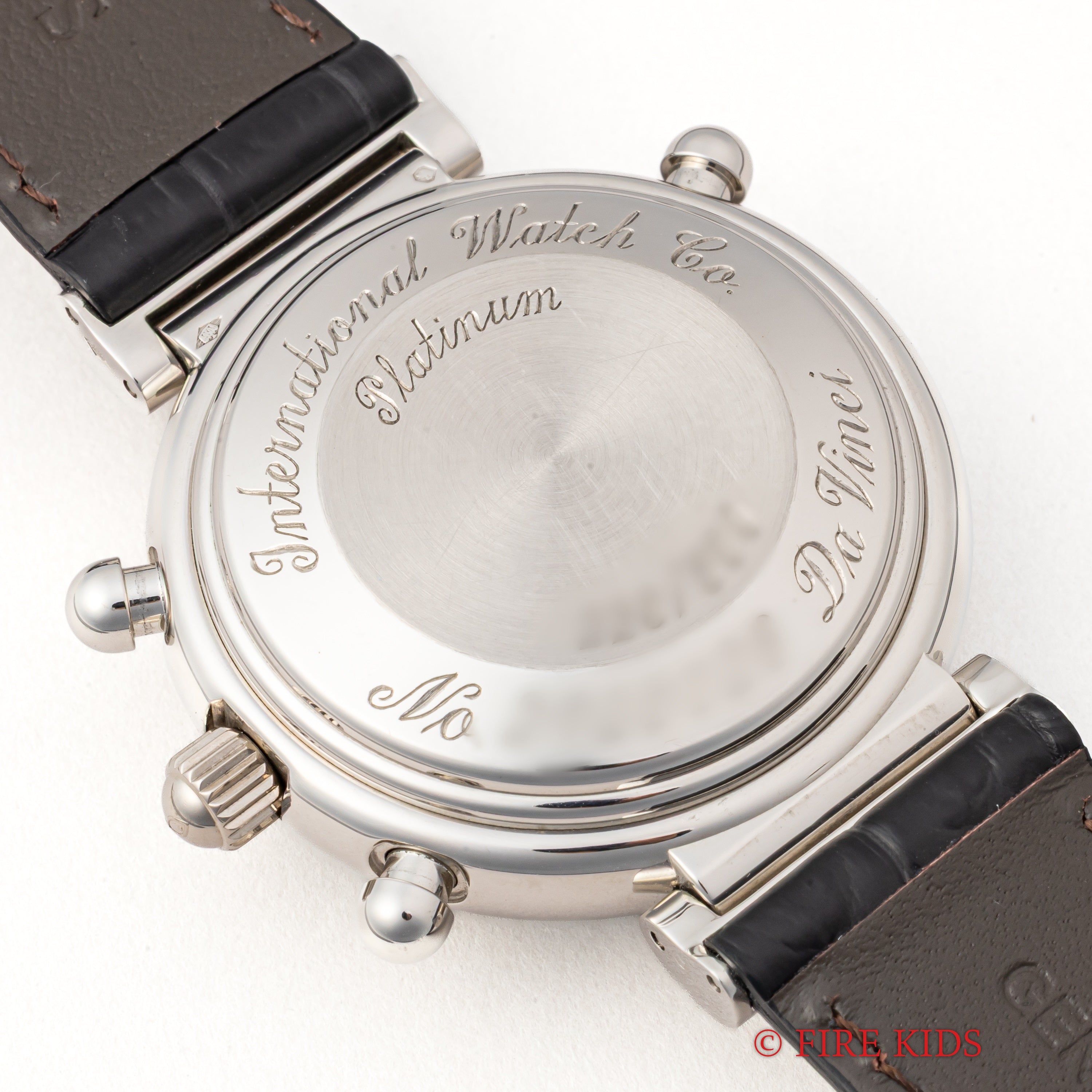 IWC 1996年製 プラチナ無垢 ダ・ヴィンチ パーペチュアルカレンダー ラトラパンテ 自動巻きRef.3751-003 箱、ギャラ、取説付き