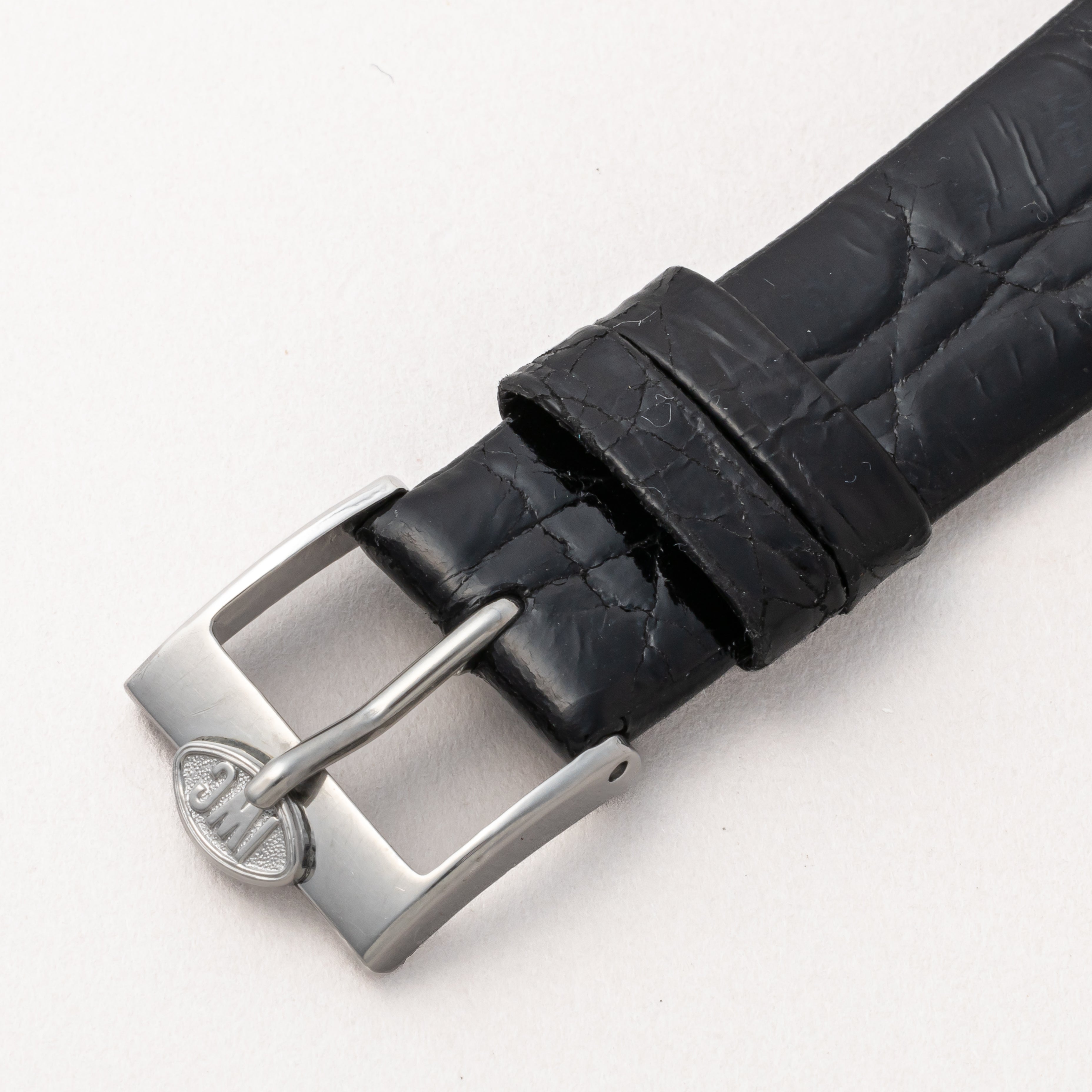 IWC ラウンドケース ノンデイト自動巻き 1962年製 Cal.853 純正尾錠付き