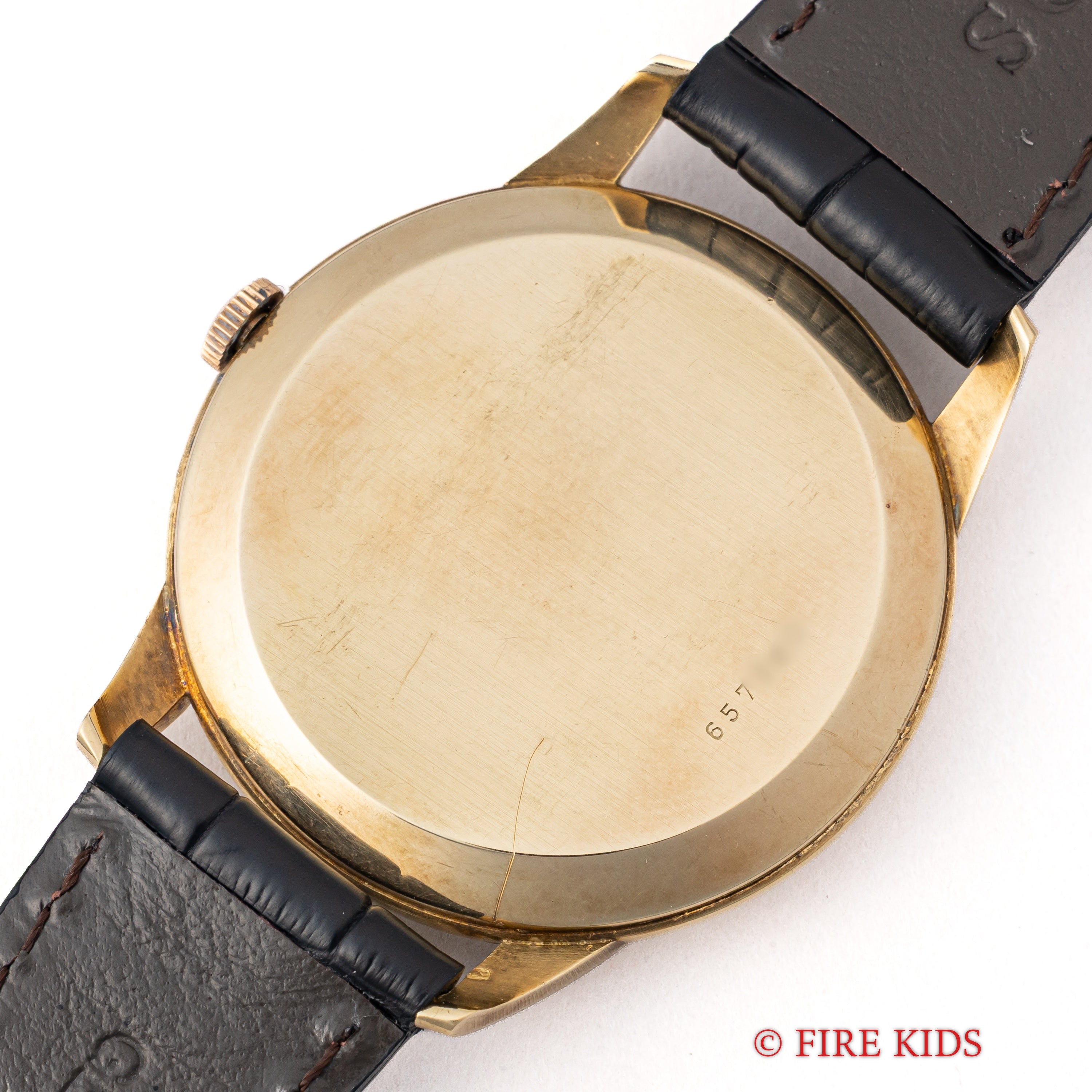 ユリスナルダン 14金無垢イエローゴールドケース 1950年代製 手巻 Cal.531 センターセコンド