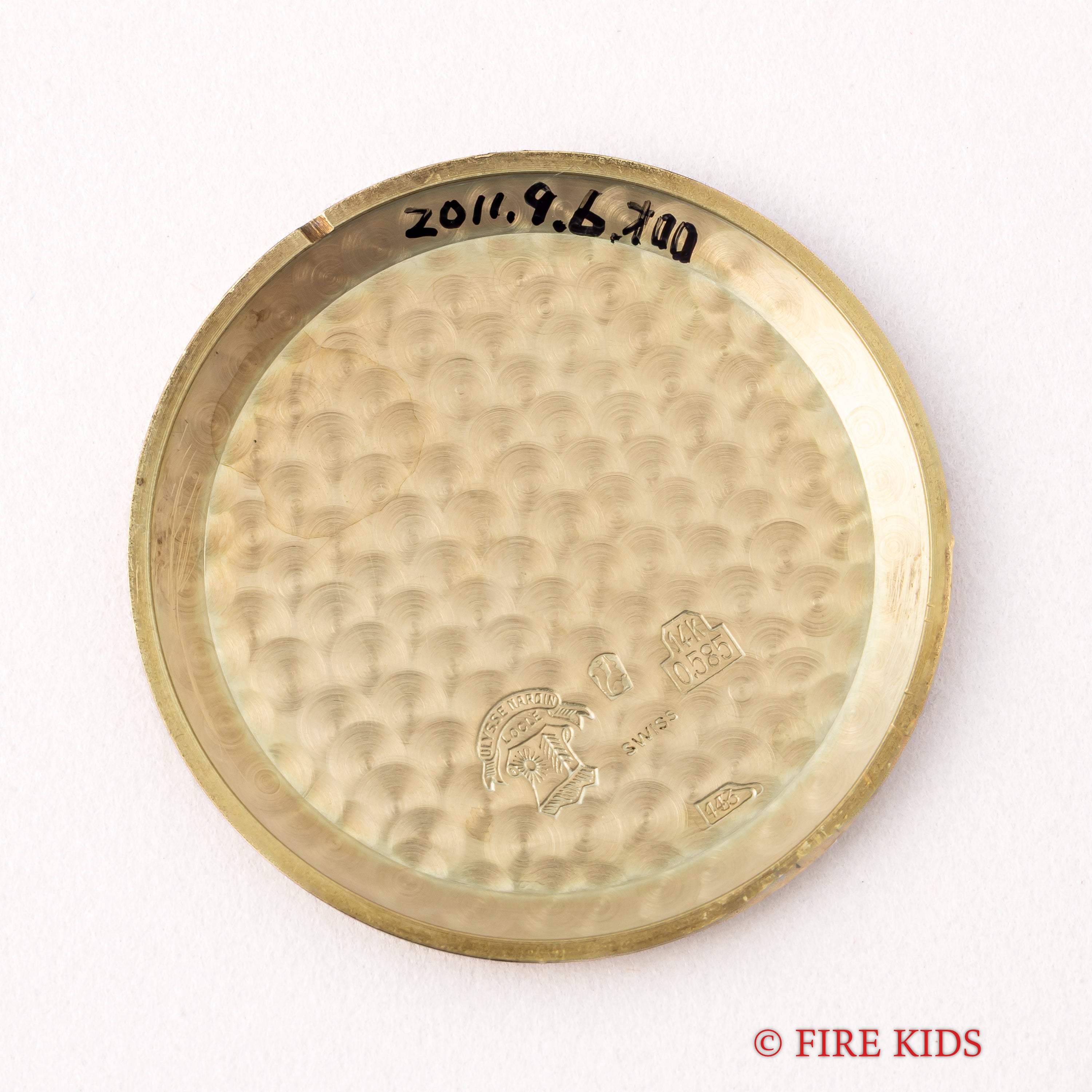 ユリスナルダン 14金無垢イエローゴールドケース 1950年代製 手巻 Cal.531 センターセコンド