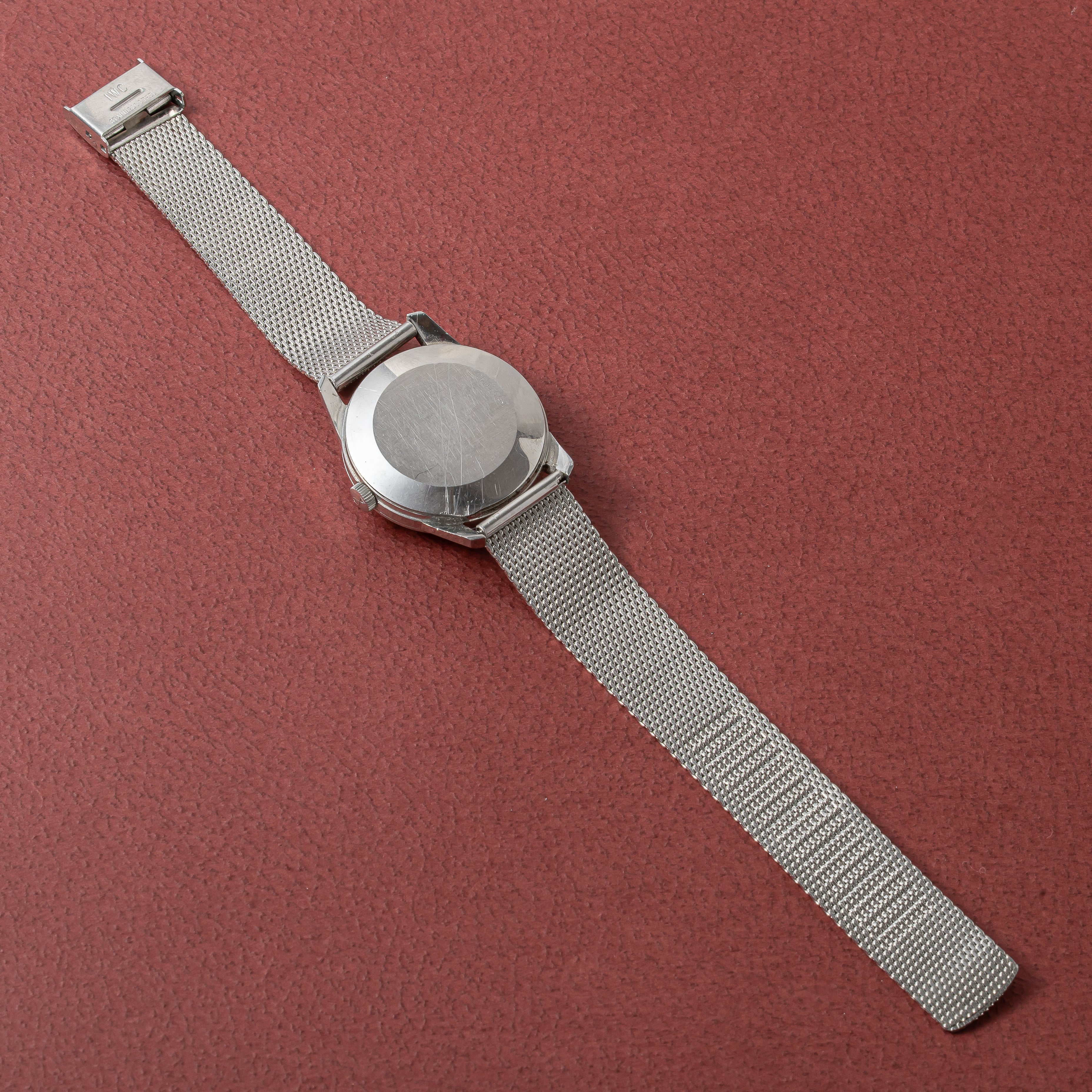 IWC ラウンドケース 1970年製/昭和45年製 Ref.R810AD 純正メッシュブレス付き