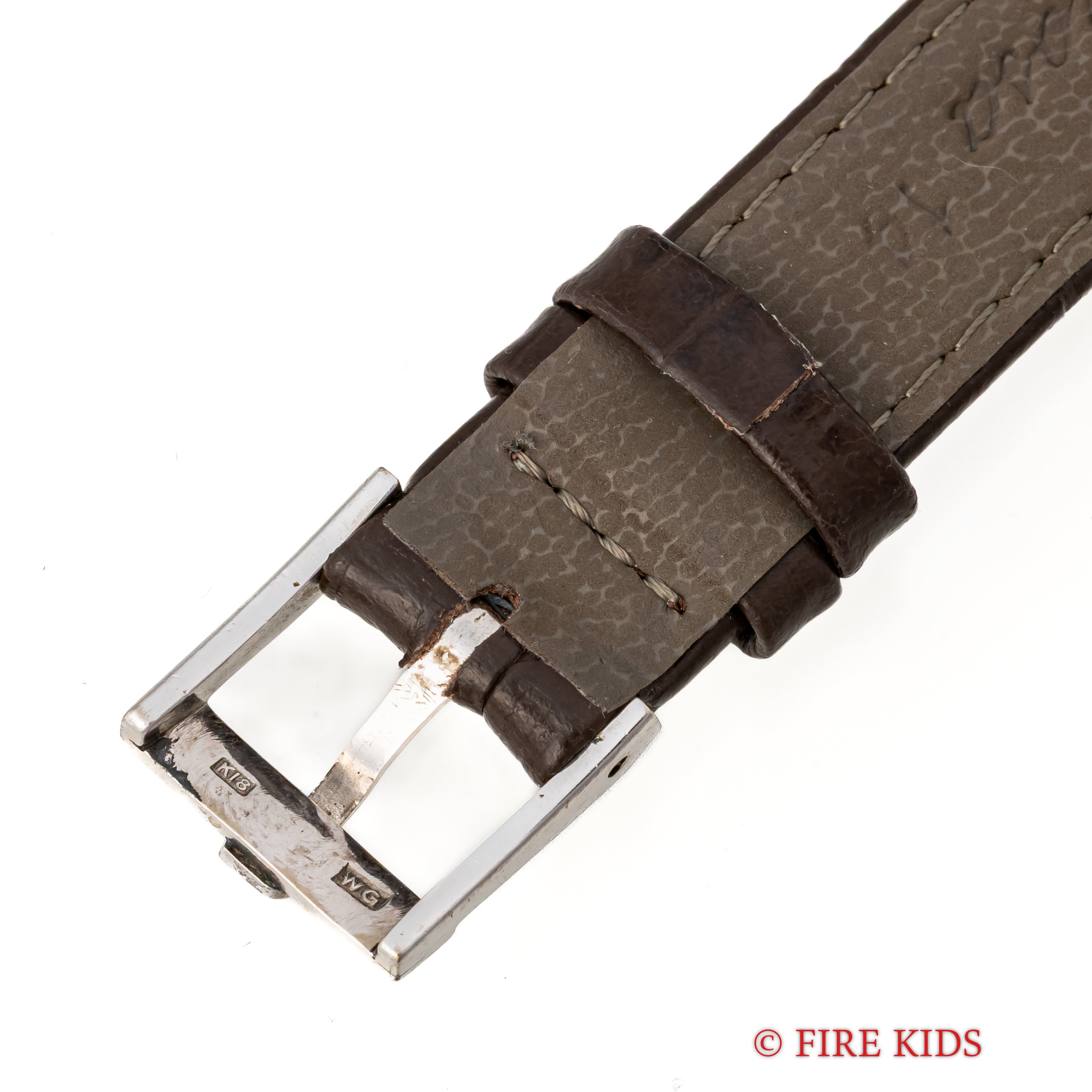 ピアジェ 18KWGクッションケース 1970年代製 レディースモデル 純正WG尾錠 手巻