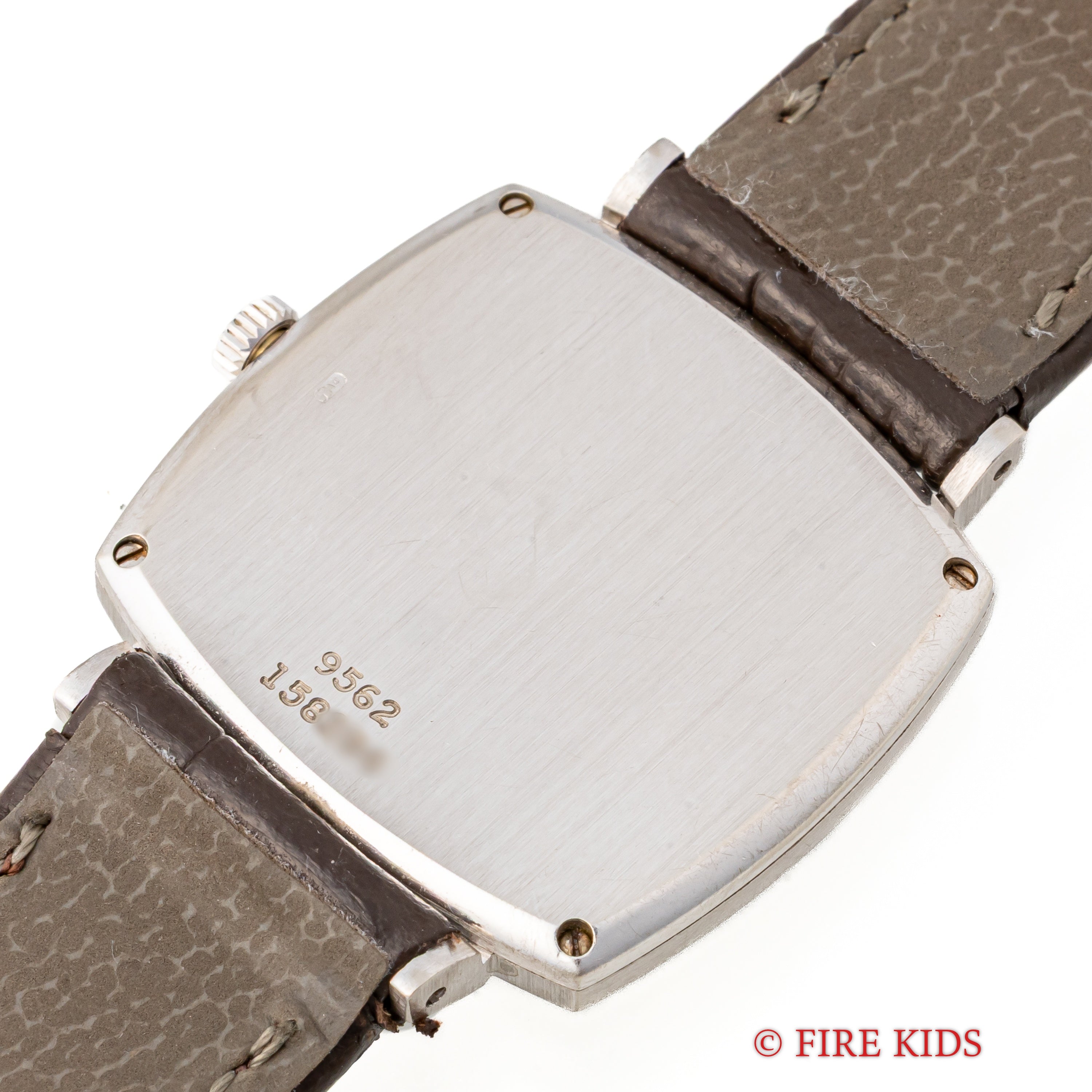 ピアジェ 18KWGクッションケース 1970年代製 レディースモデル 純正WG尾錠 手巻