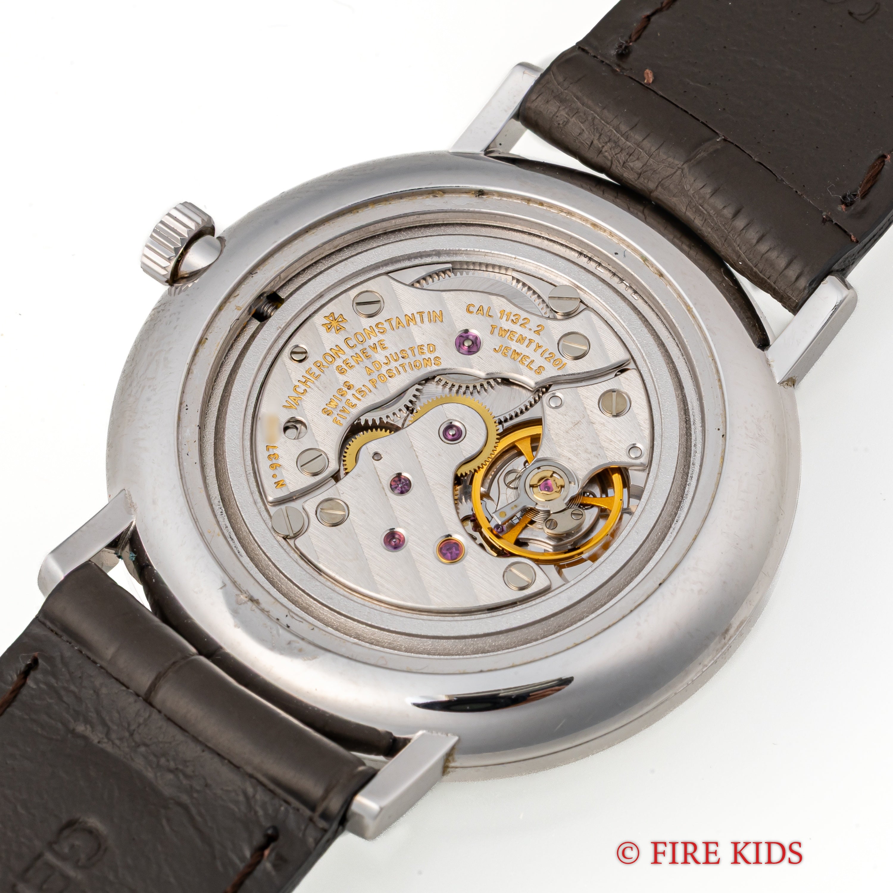 ヴァシュロン・コンスタンタン エッセンシャル 1990年代製 Ref.31039 18金ホワイトゴールド 12Pダイヤ 純正尾錠 ギャラ付