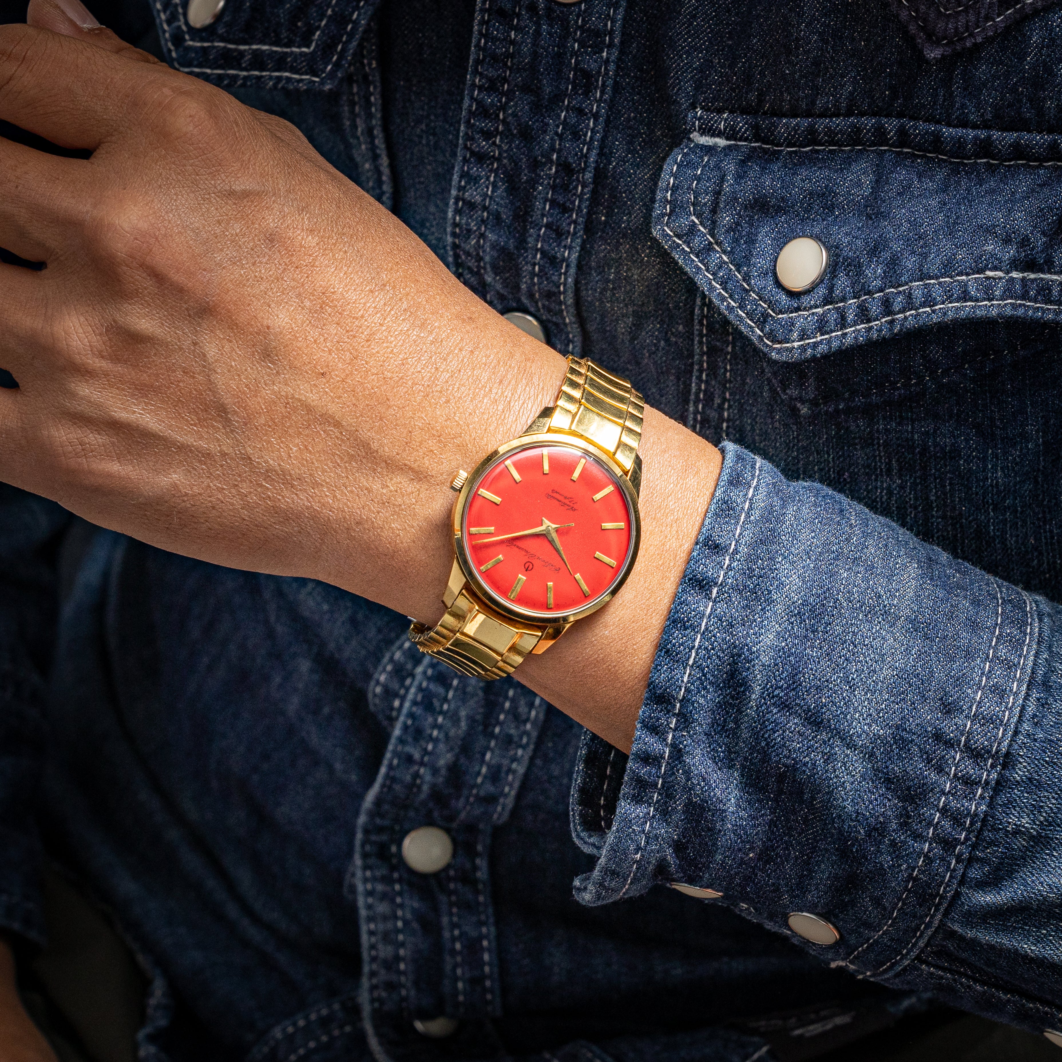 シチズン ユニオート 1963年製 Ref.UNI5901 C.G.P レッドダイヤル 未使用品 タグ付き