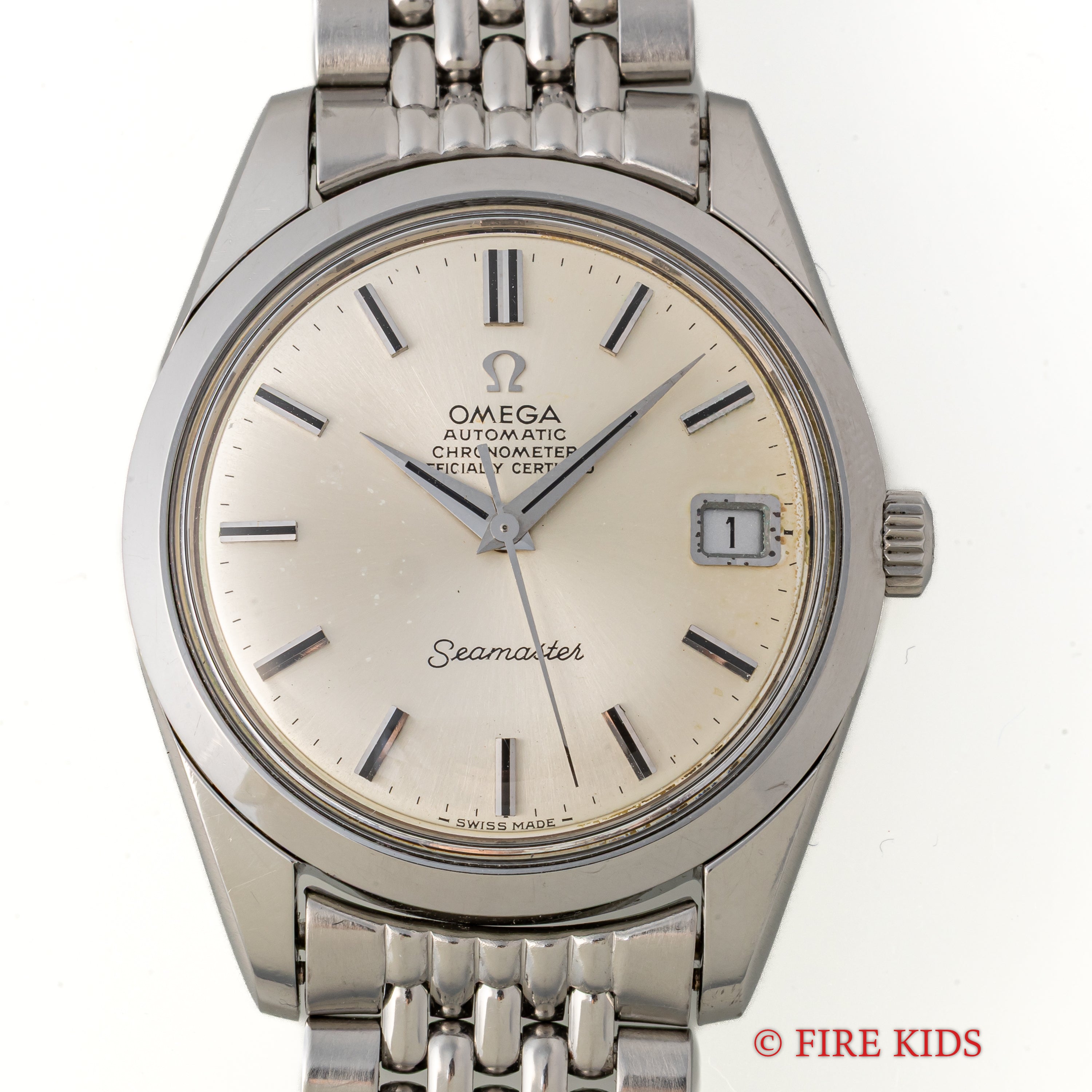 オメガ シーマスター クロノメーター 1969年製 自動巻 Cal.564 純正ライスブレス