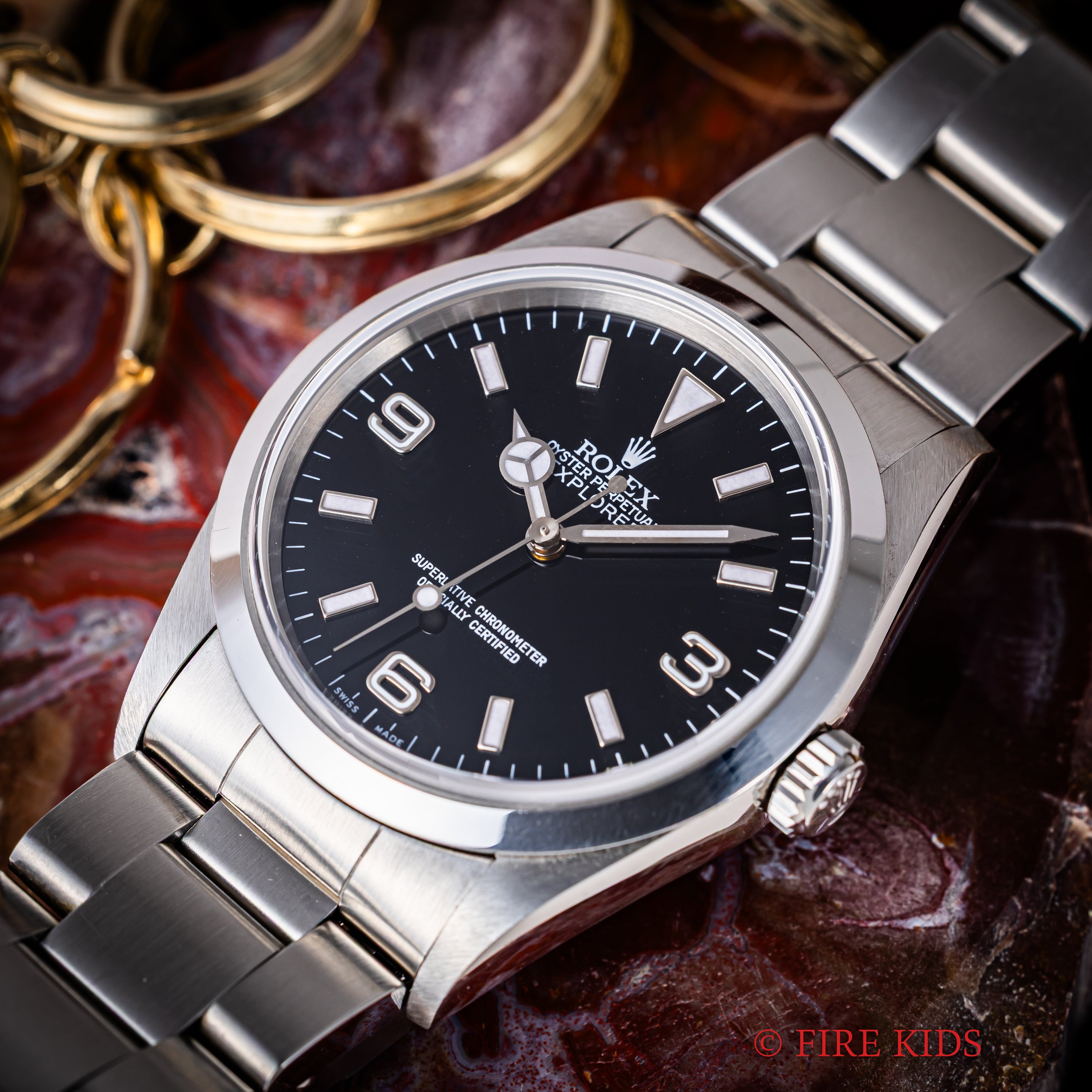 ロレックス エクスプローラー 1998~1999年製 自動巻き Ref.14270 Cal.3000 ギャラ、タグ