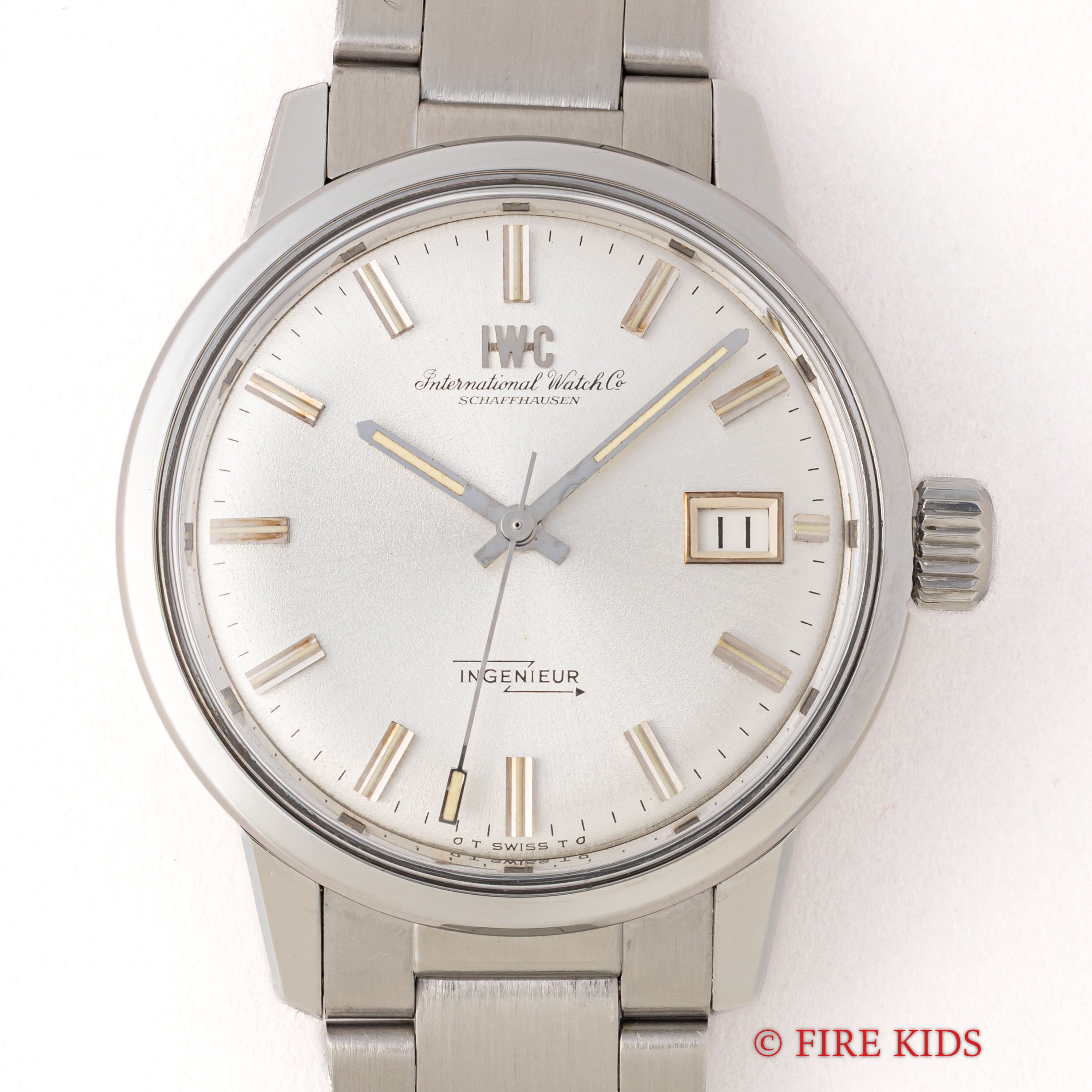 IWC	インヂュニア ジャンボ Ref.866A シグマダイヤル 1971年製 純正3連ブレス インヂュニア2ndモデル