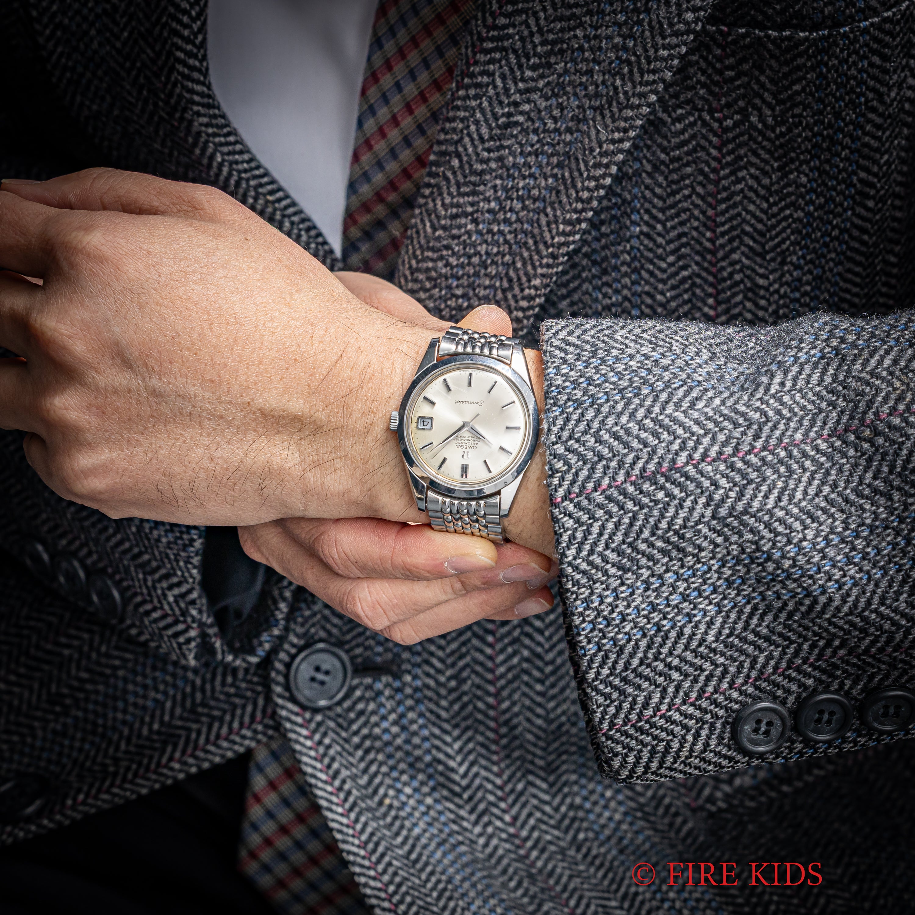 オメガ シーマスター クロノメーター 1969年製 自動巻 Cal.564 純正ライスブレス