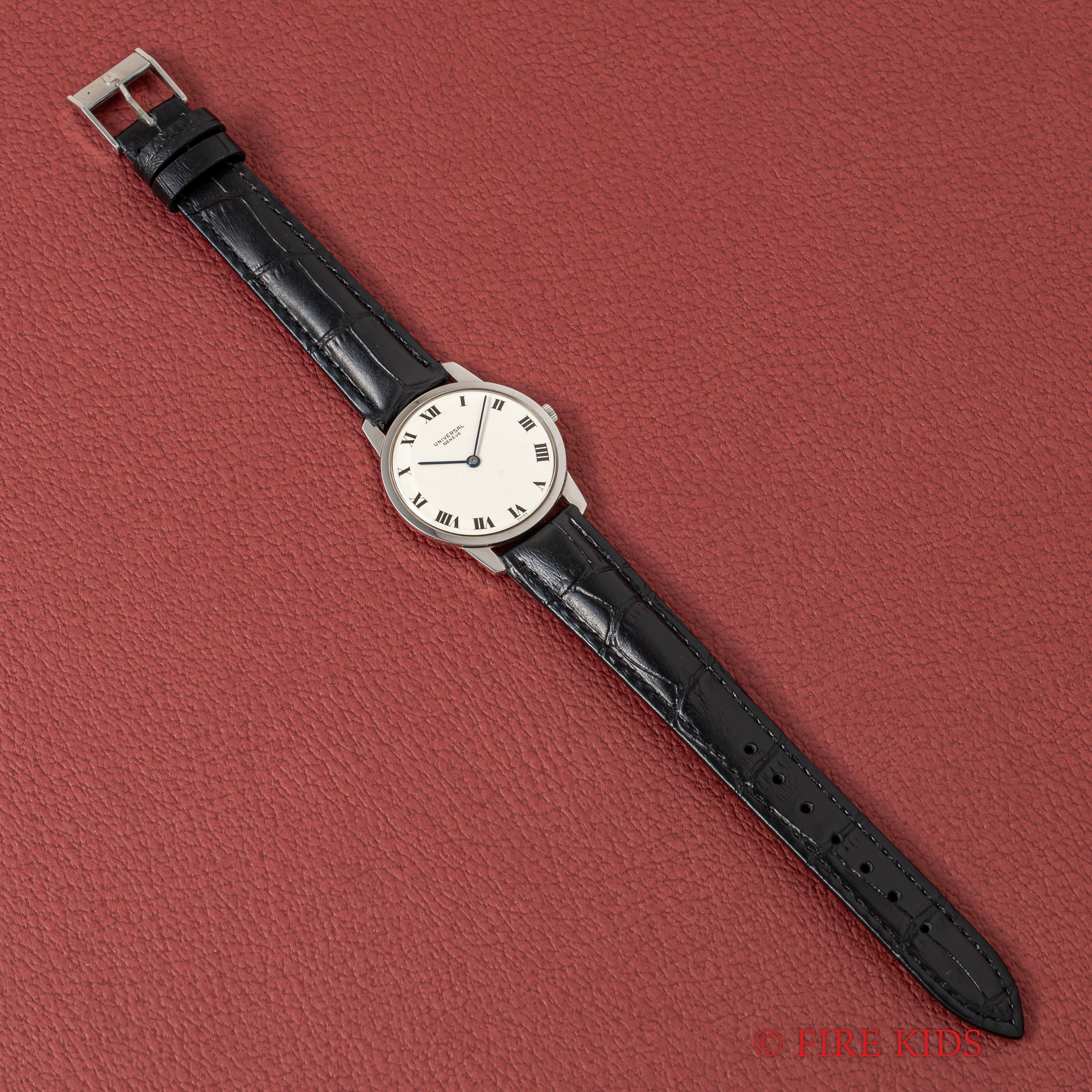 ユニバーサルジュネーブ アルテッセ ホワイトローマン 1970年代製 手巻き