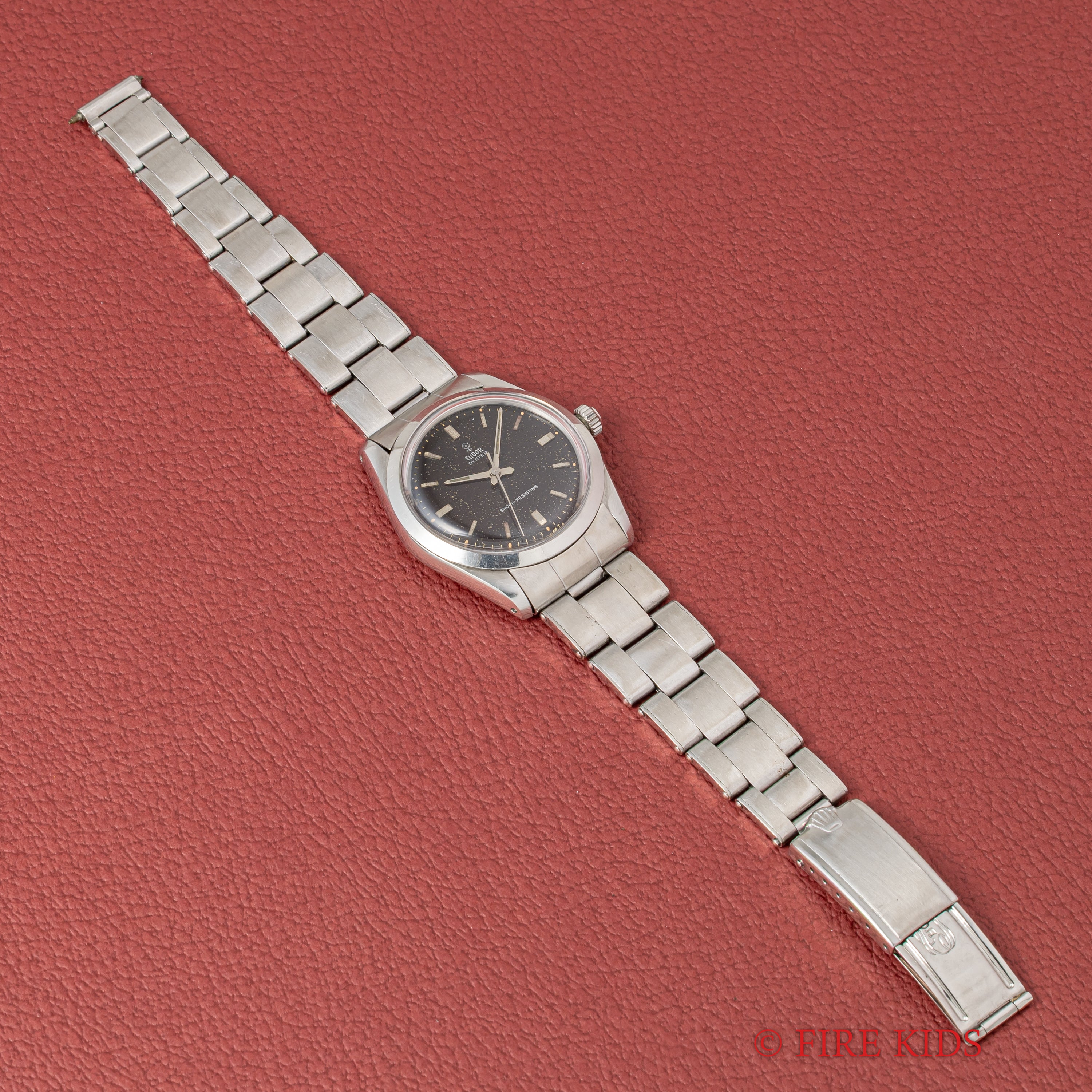 チューダー Ref.7984 小薔薇 オイスター ブラックミラー 1966年製