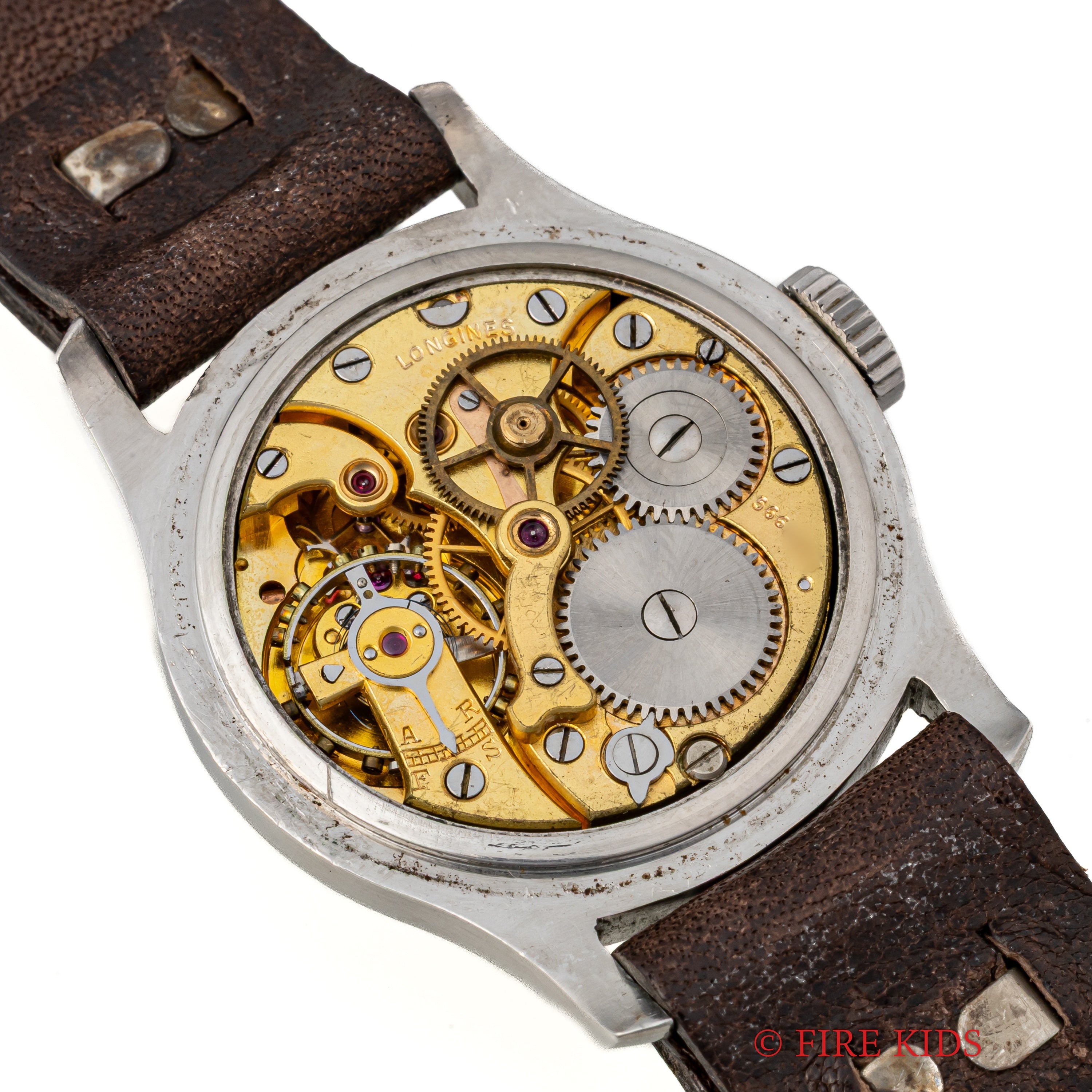 ロンジン 1937年製 センターセコンド 手巻 cal.10.68Z ツートーンアラビアダイヤル