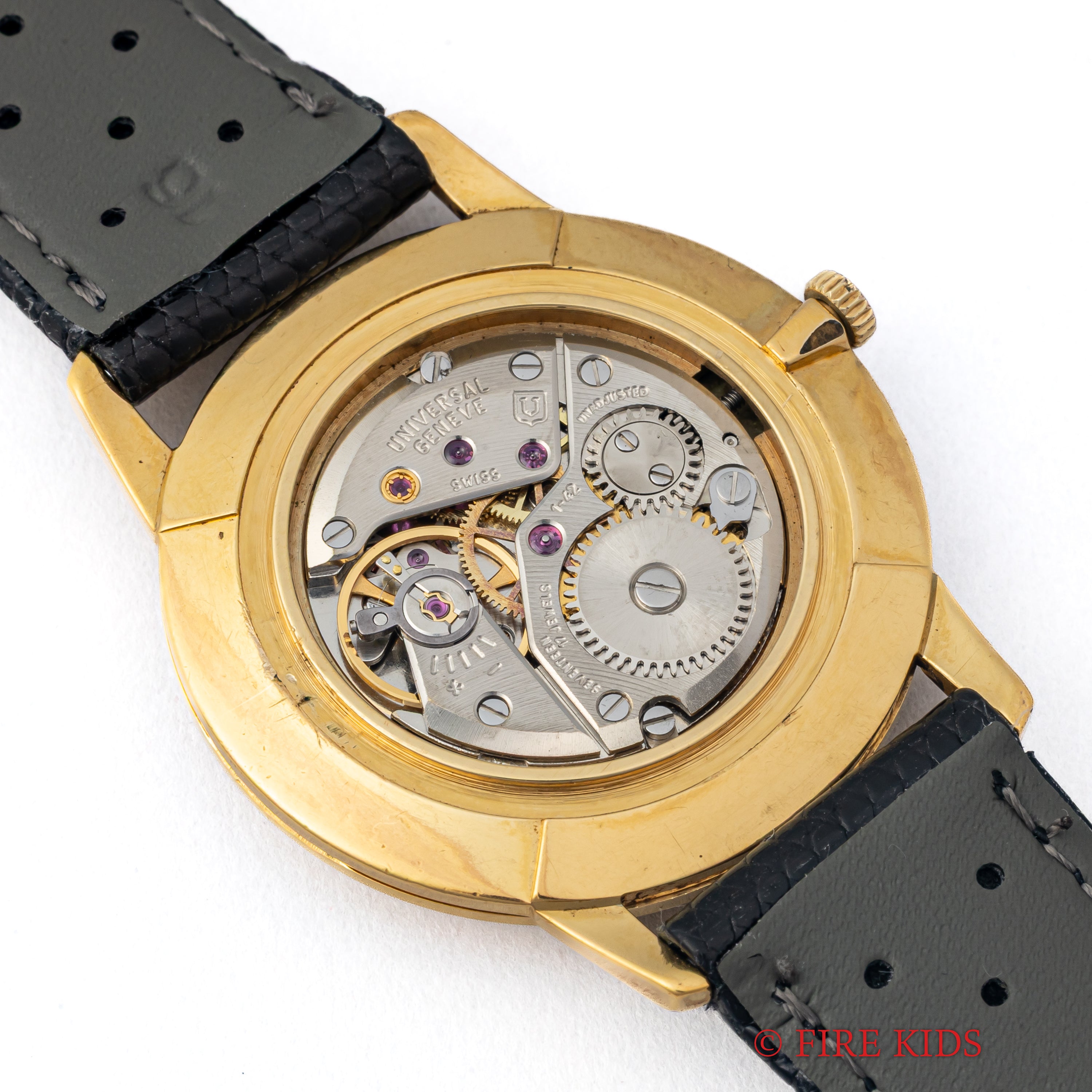 ユニバーサル・ジュネーブ シャンパンダイヤル 手巻き 1970年代製 金張り Ref.542101 Cal.1-42