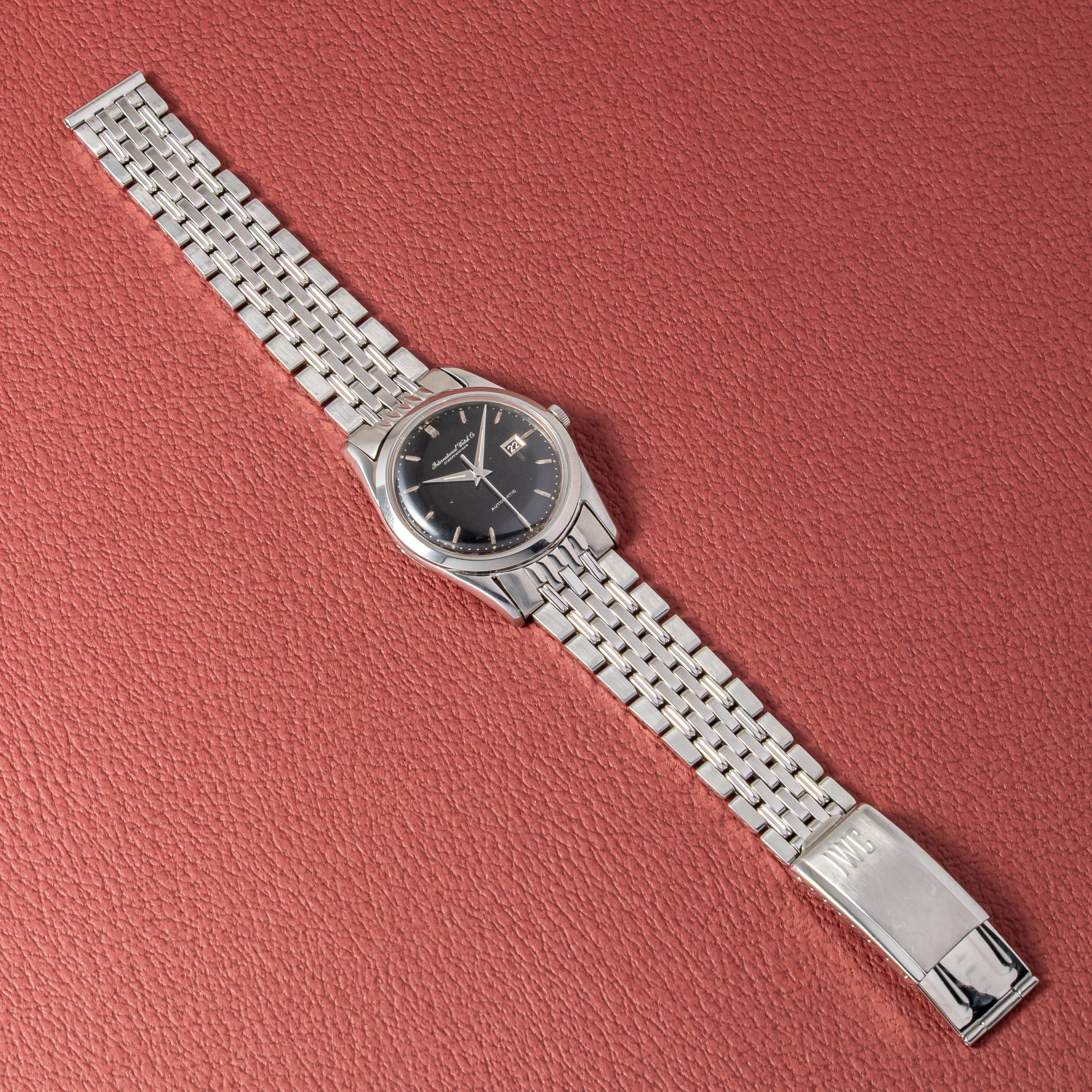 IWC ギルトダイヤル 寄り目 1960年製 ペラトン式 自動巻き Cal.8531 ゲイフレアー社製純正ブレス付き