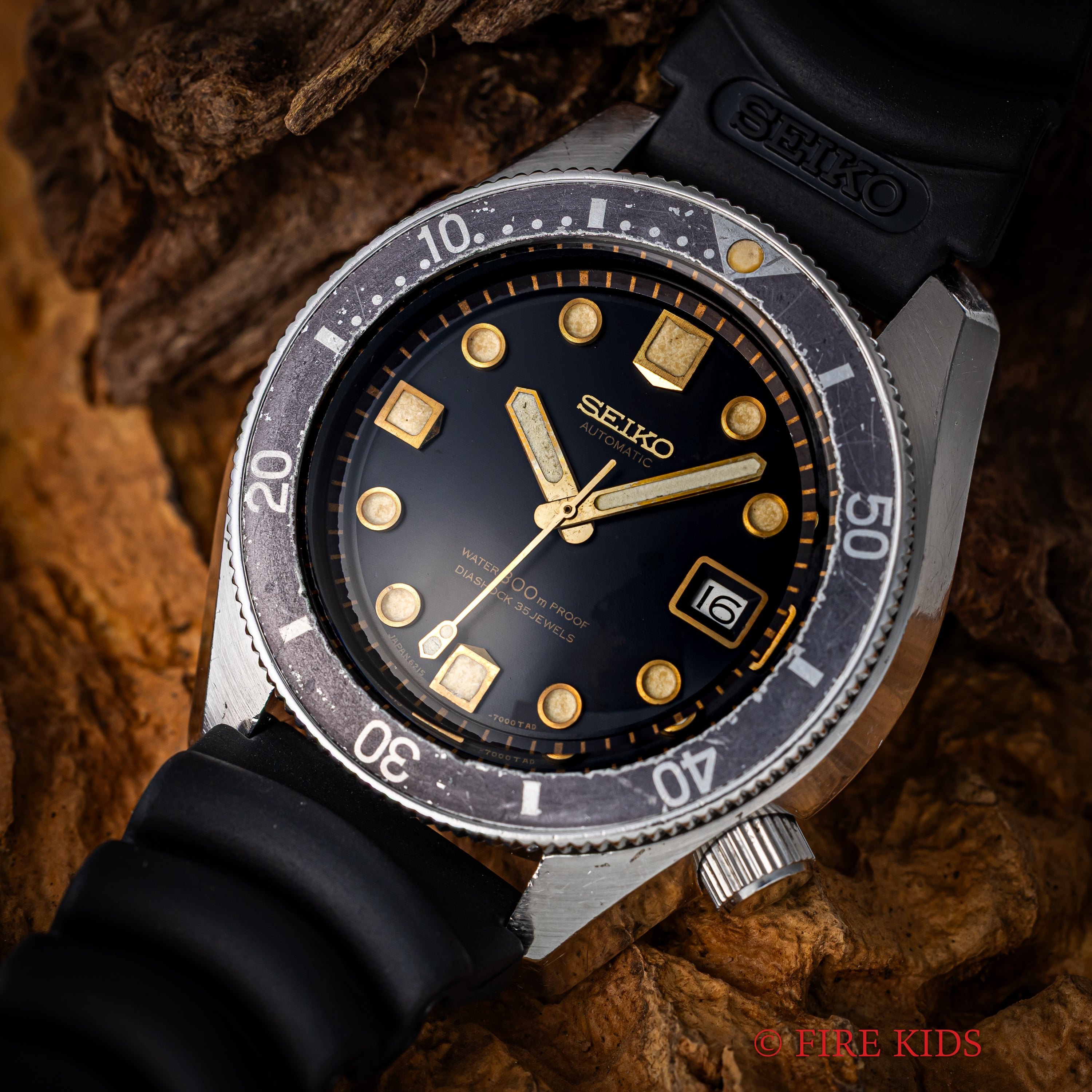 セイコー 300ｍプロフェショナルダイバー 1967年製 Ref.6215-7000 カウントダウンベゼル 初期型 62ダイバー