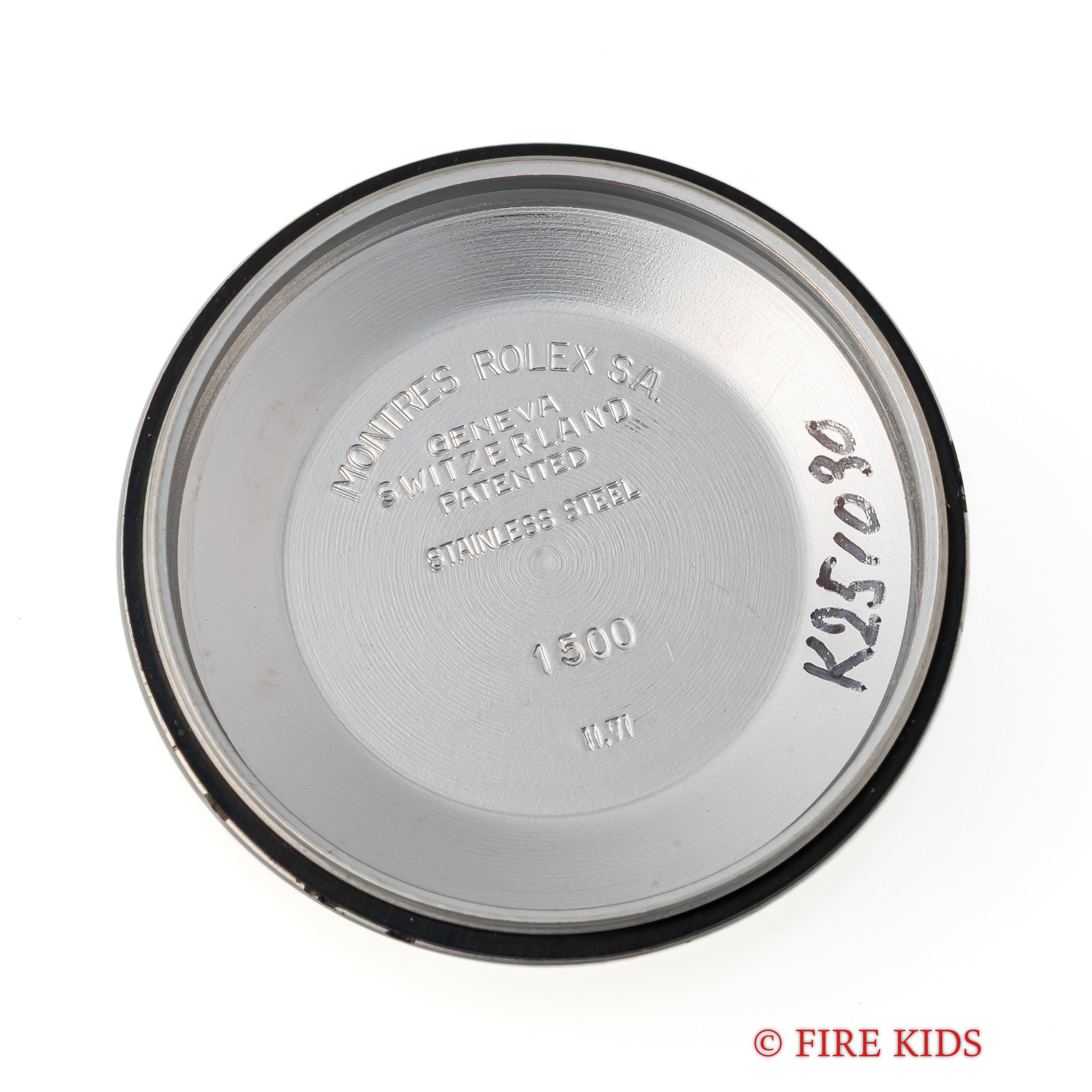 ロレックス オイスターパーペチュアルデイト ブルーブリックダイアル 自動巻き 1971年製 Ref.1500 Cal.1570