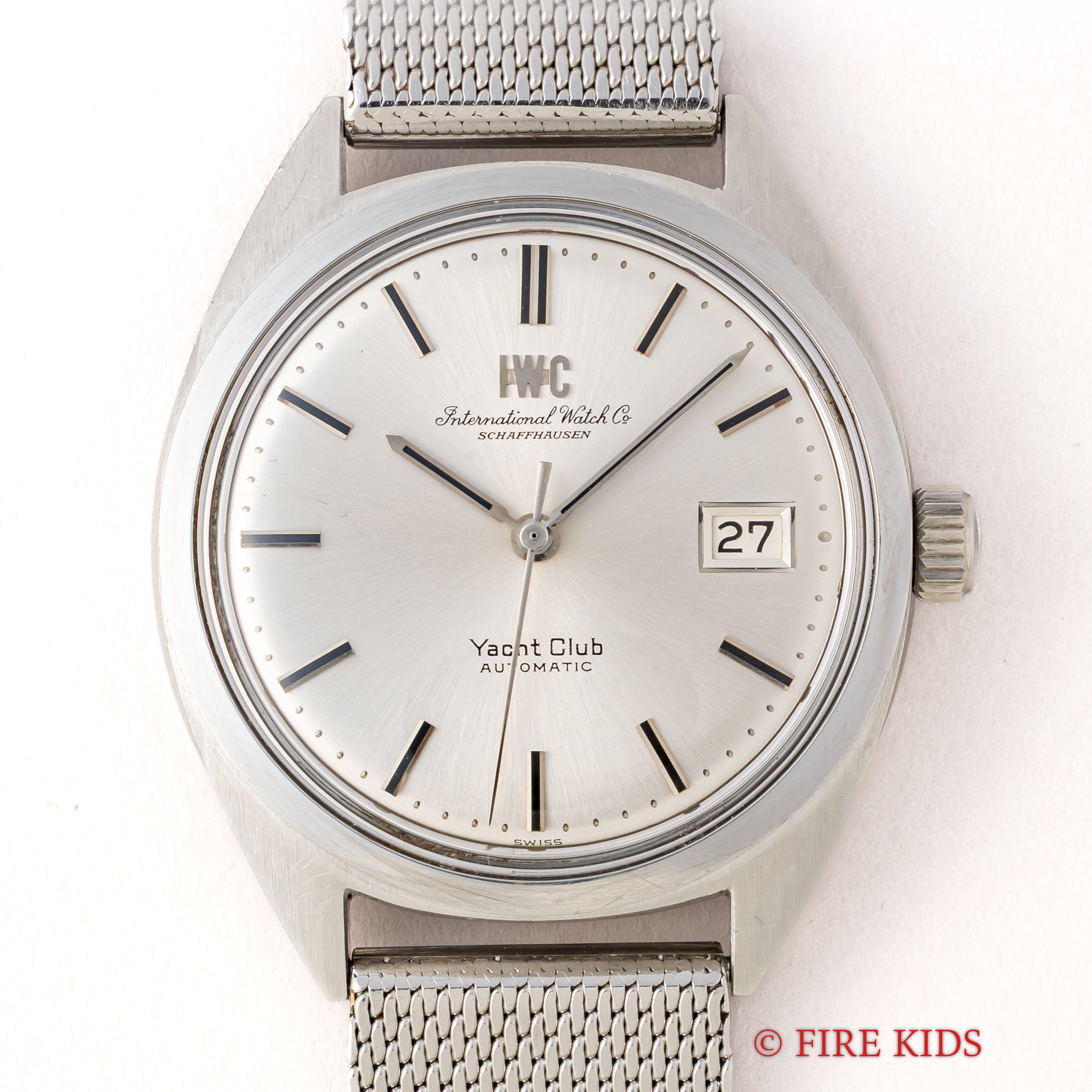 IWC ヨットクラブ 1973年製 シルバーダイヤル ペラトン式自動巻き Cal.8541B