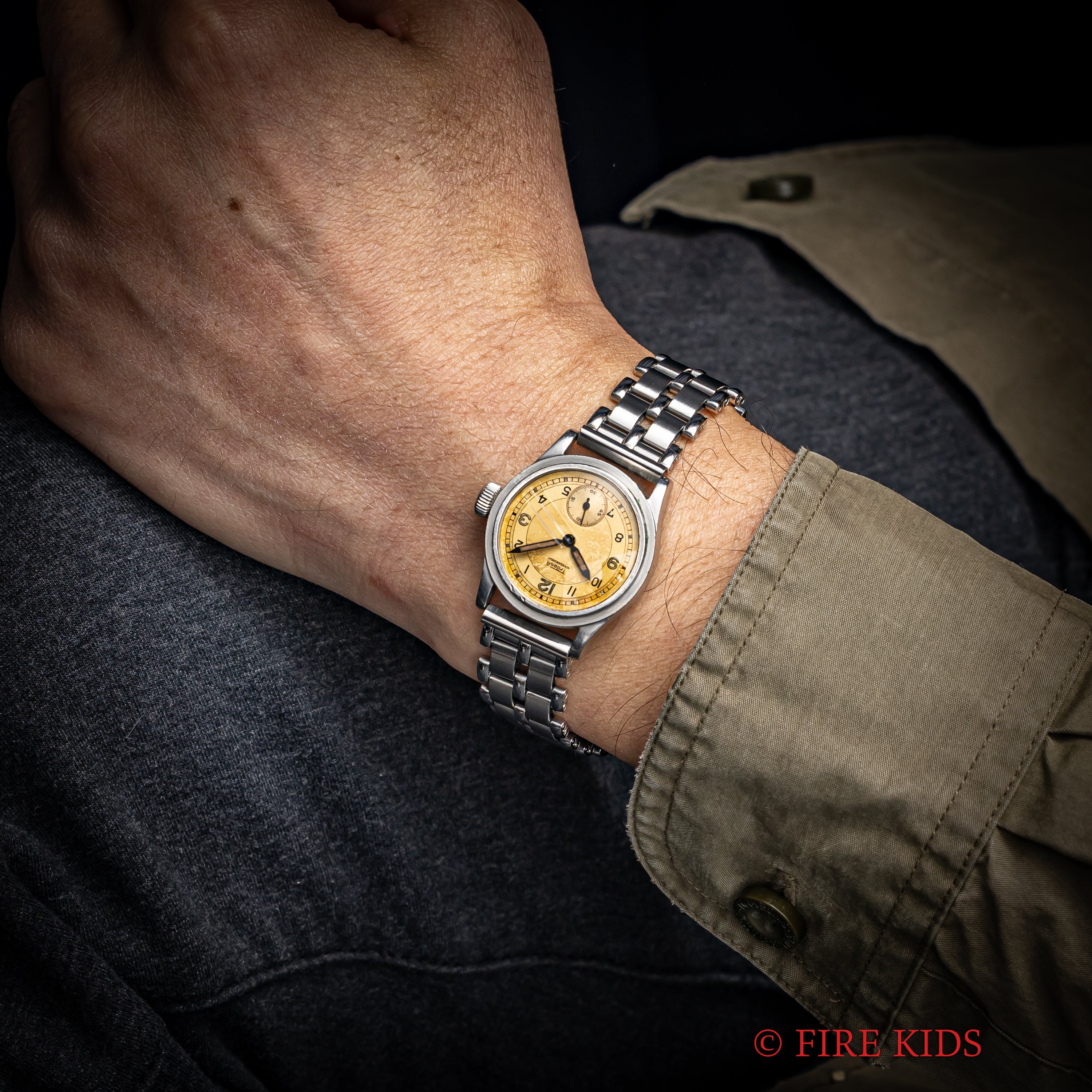 トリトーナ トレタケ 1940年代製 トレタケ ステップベゼル 手巻き