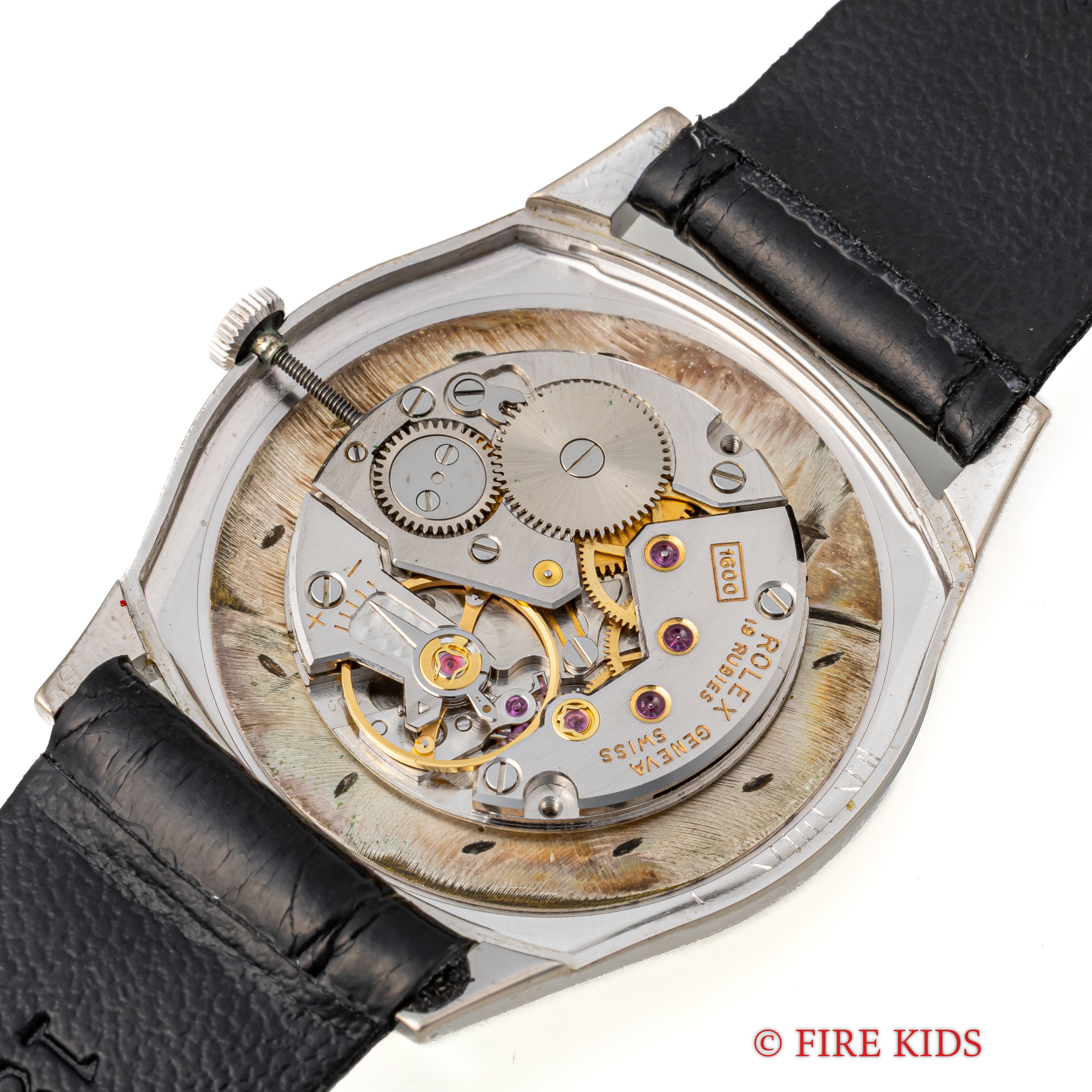 ロレックス チェリーニ 1973年製 18金無垢ケース Ref.3804 手巻 Cal.1600 純正尾錠付き