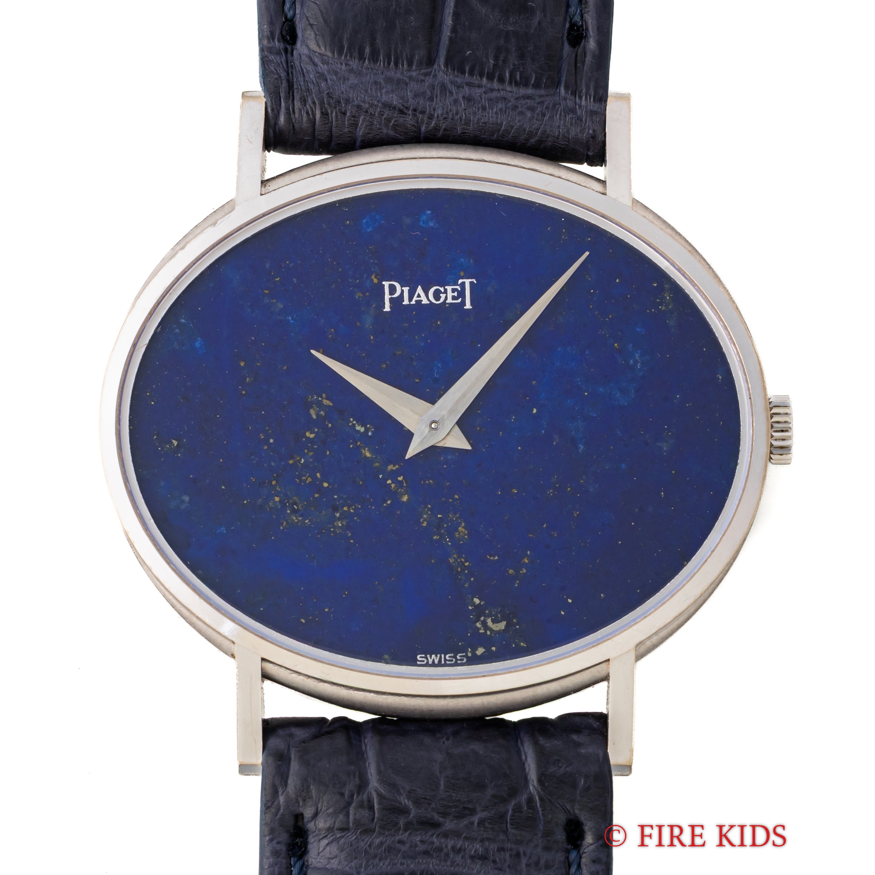 ピアジェ 1980年代製 18金ホワイトゴールド ラピスラズリダイヤル