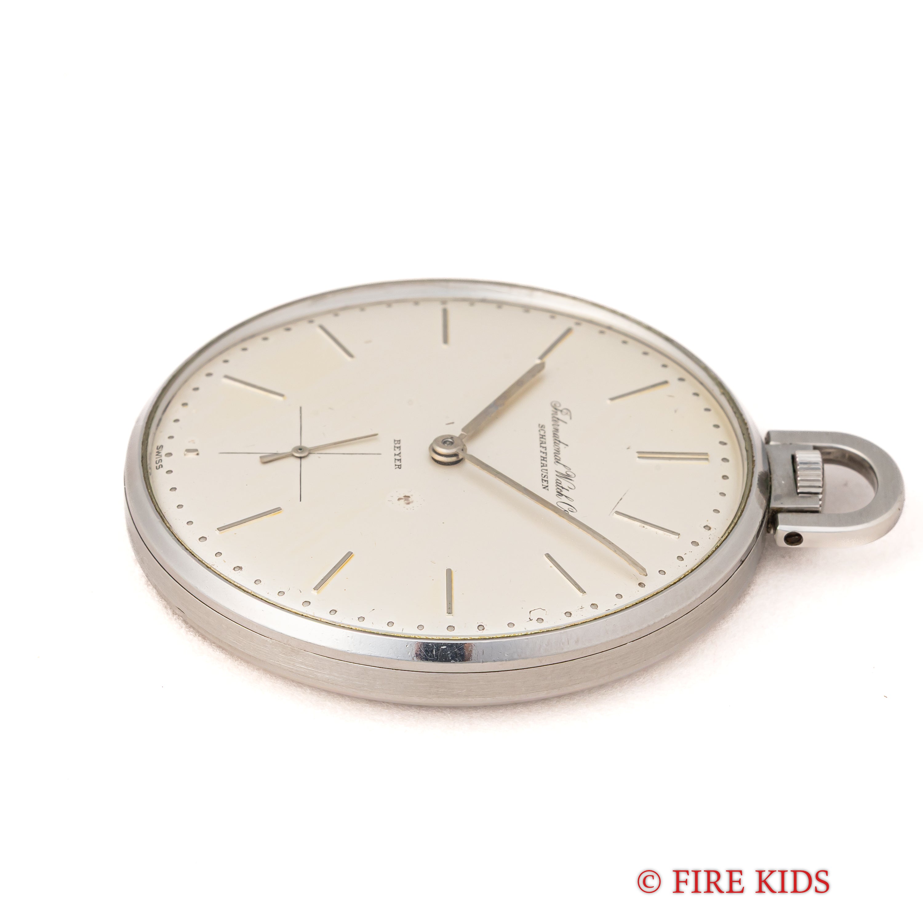 IWC 懐中時計 BEYERダブルネーム Cal.97 スモールセコンド 1963年製