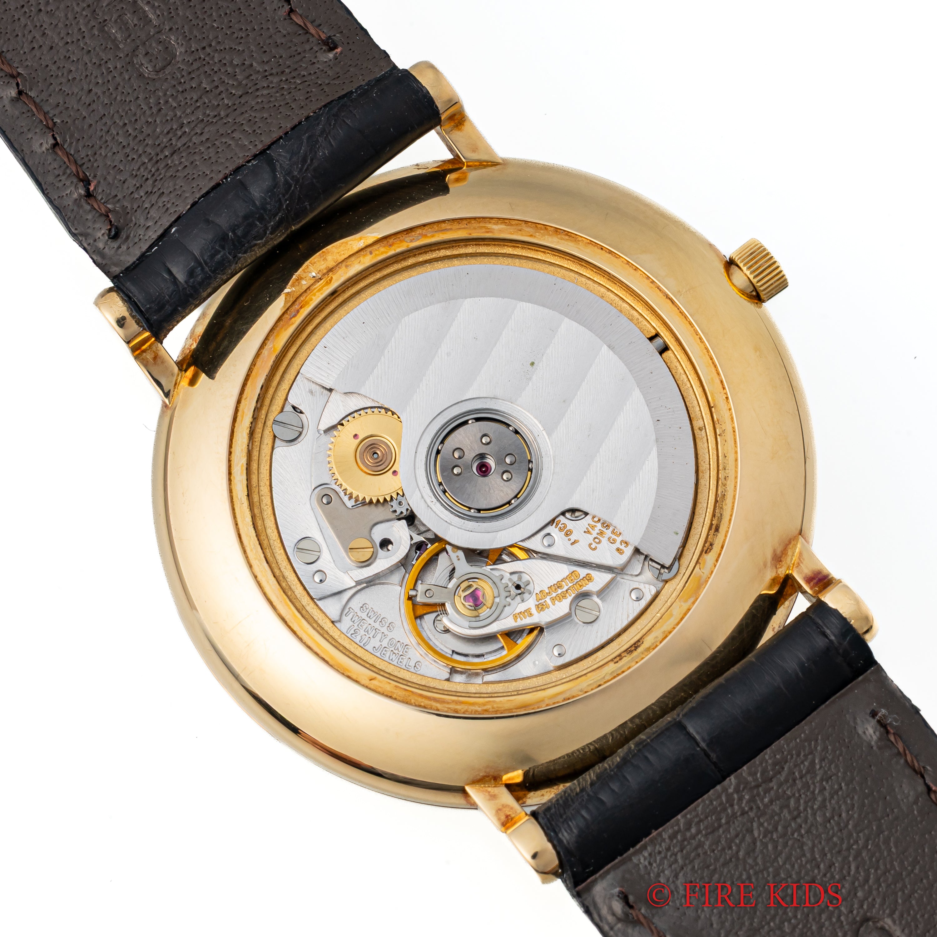 ヴァシュロン・コンスタンタン パトリモニー 自動巻き 1990年代製 Ref.48002/1 Cal.1130.1 18金無垢 ギャラ、箱付き