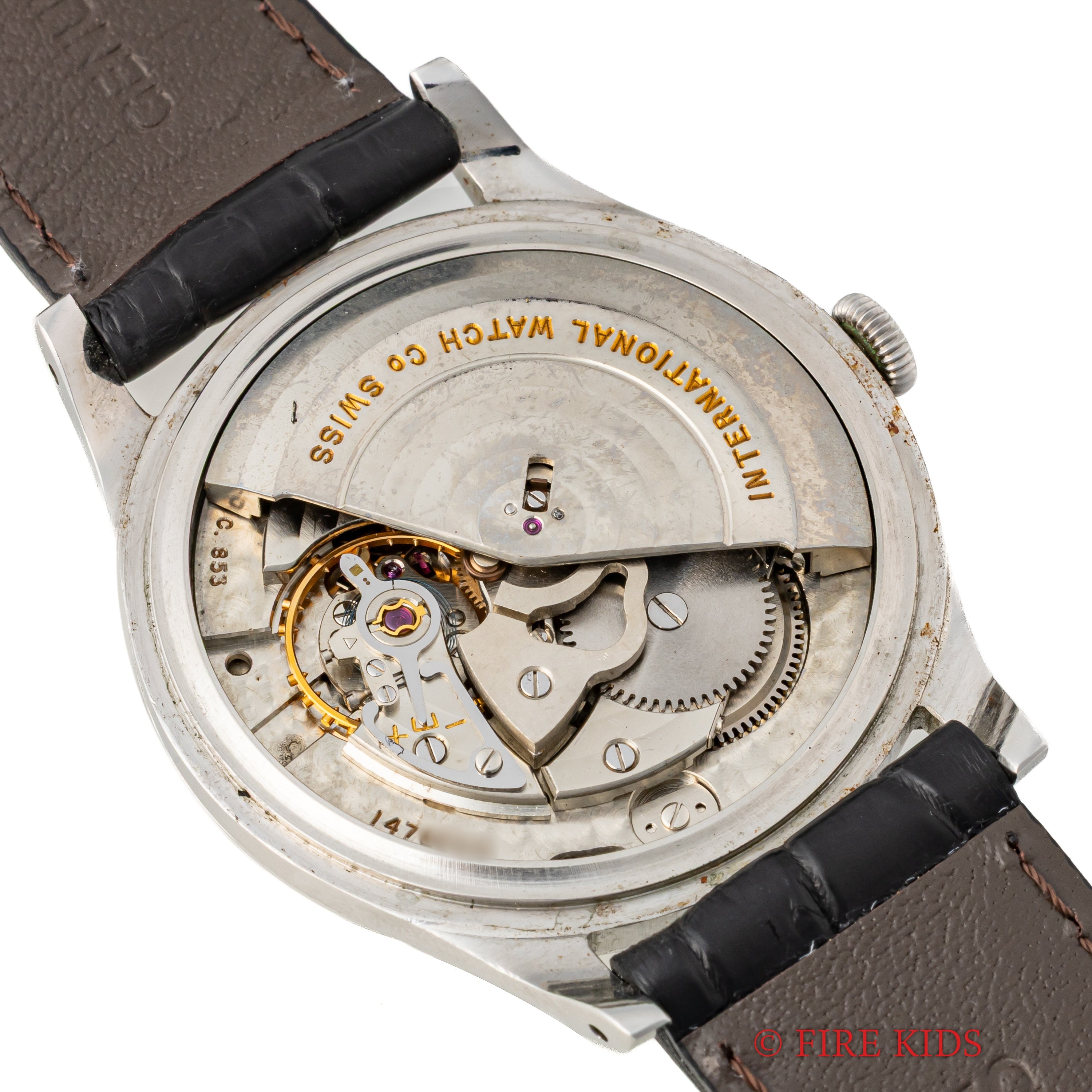 IWC ラウンドケース 1960年製 ペラトン式自動巻き Cal.853 ノンデイト